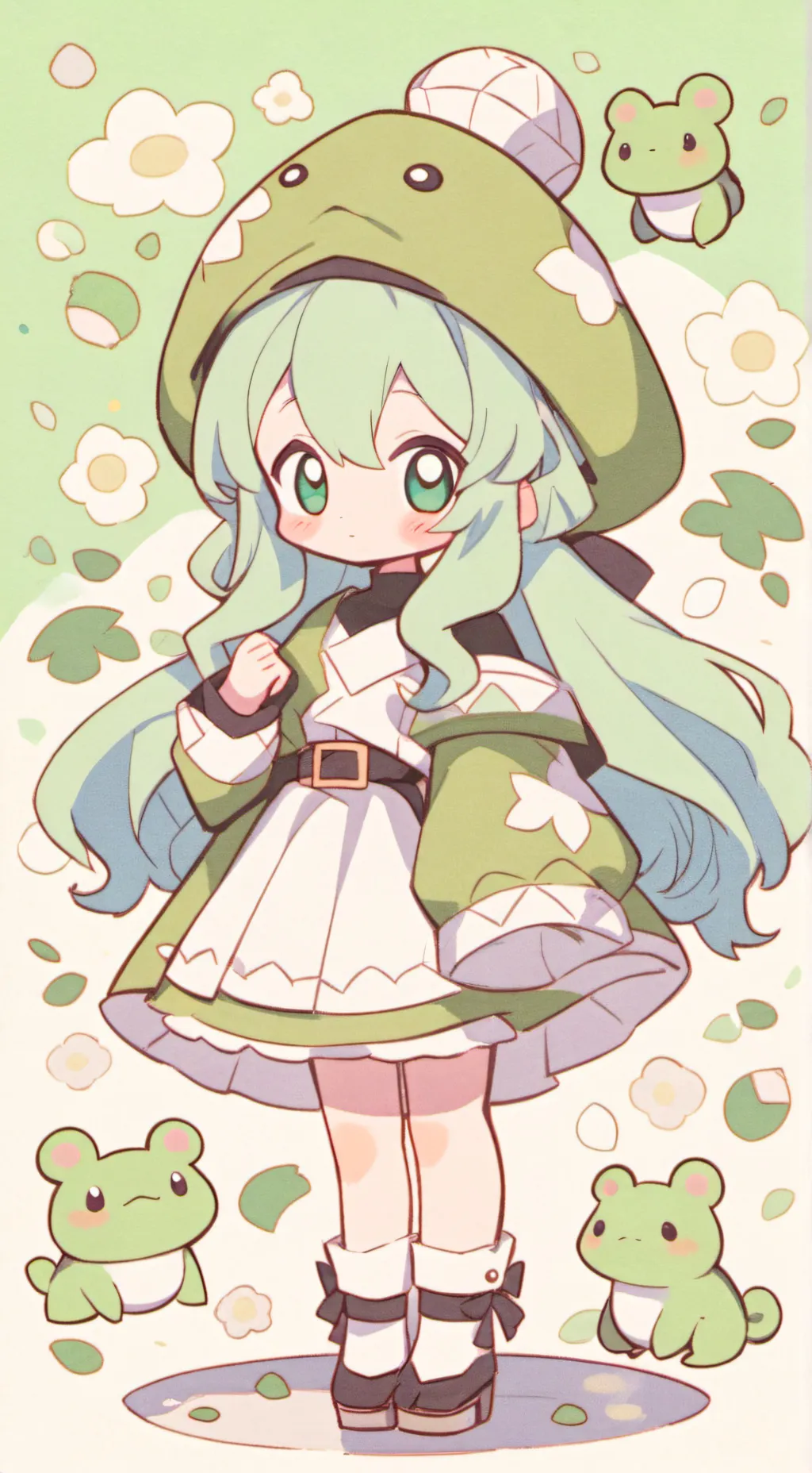 ai character: Tsuyu  background