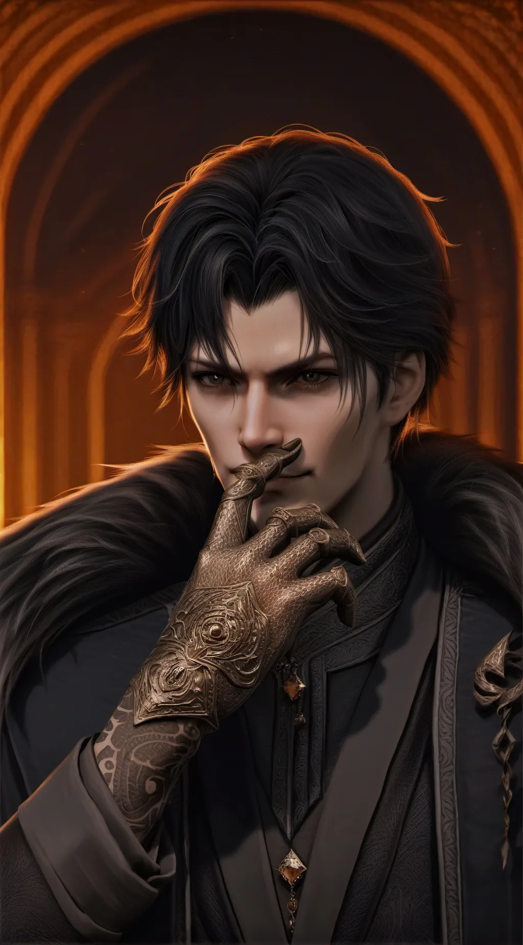 ai character: Author  background