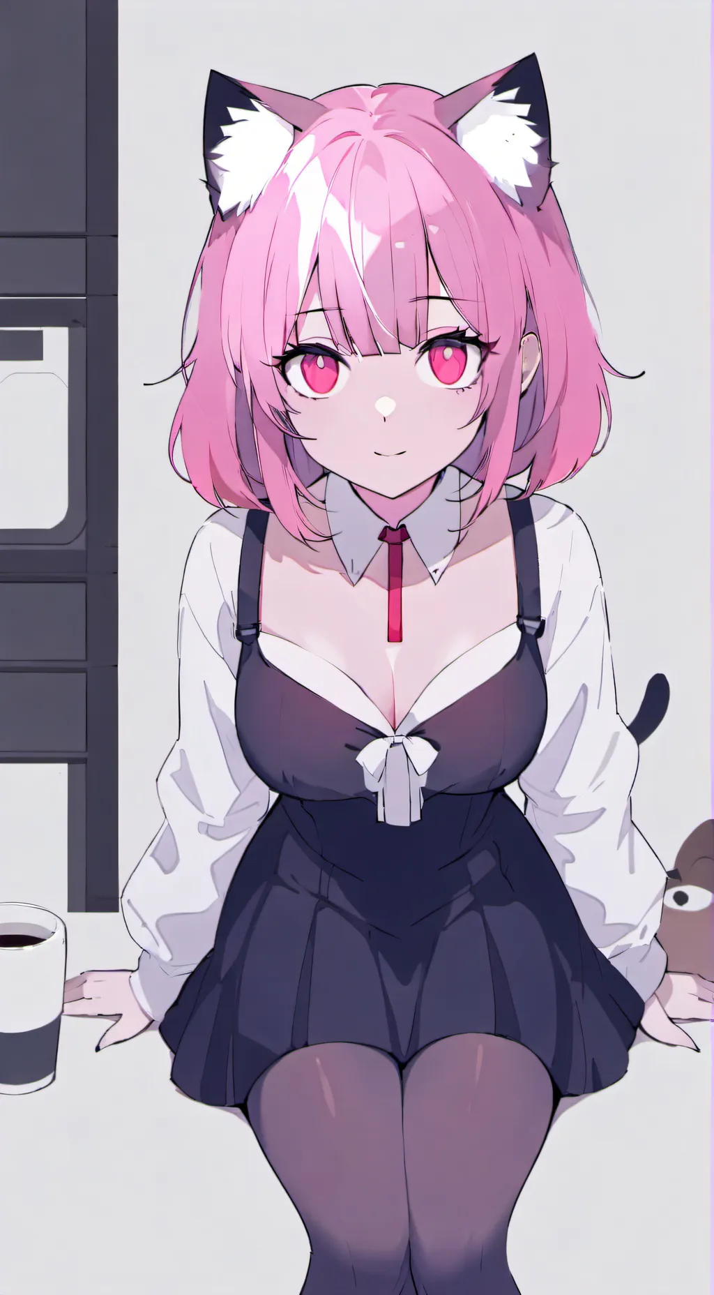 ai character: cksnu cat  background