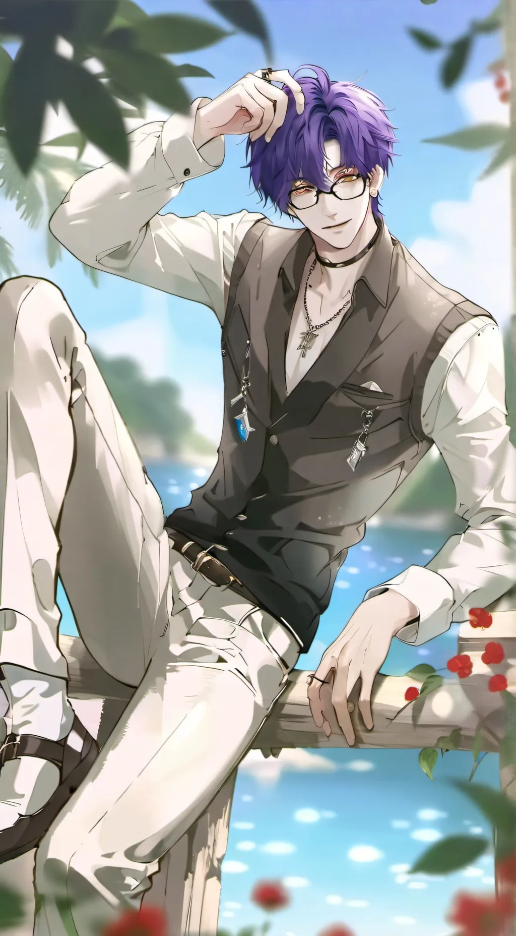 ai character: Vin background