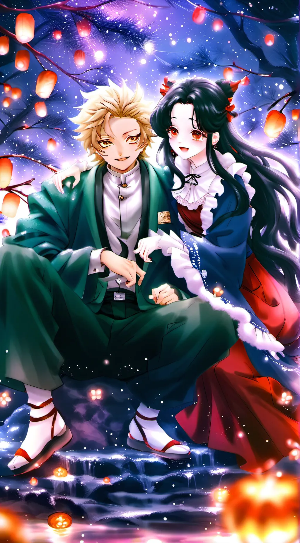 ai character: shinobu x tomioka  background