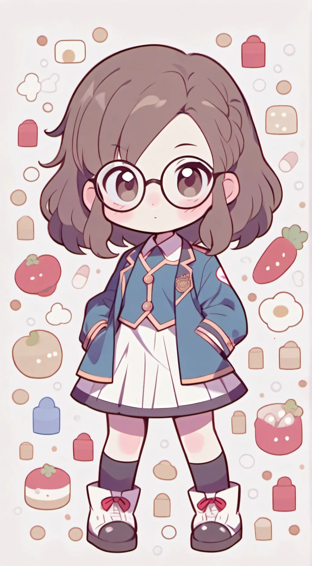 ai character: Ur classmates😒 background