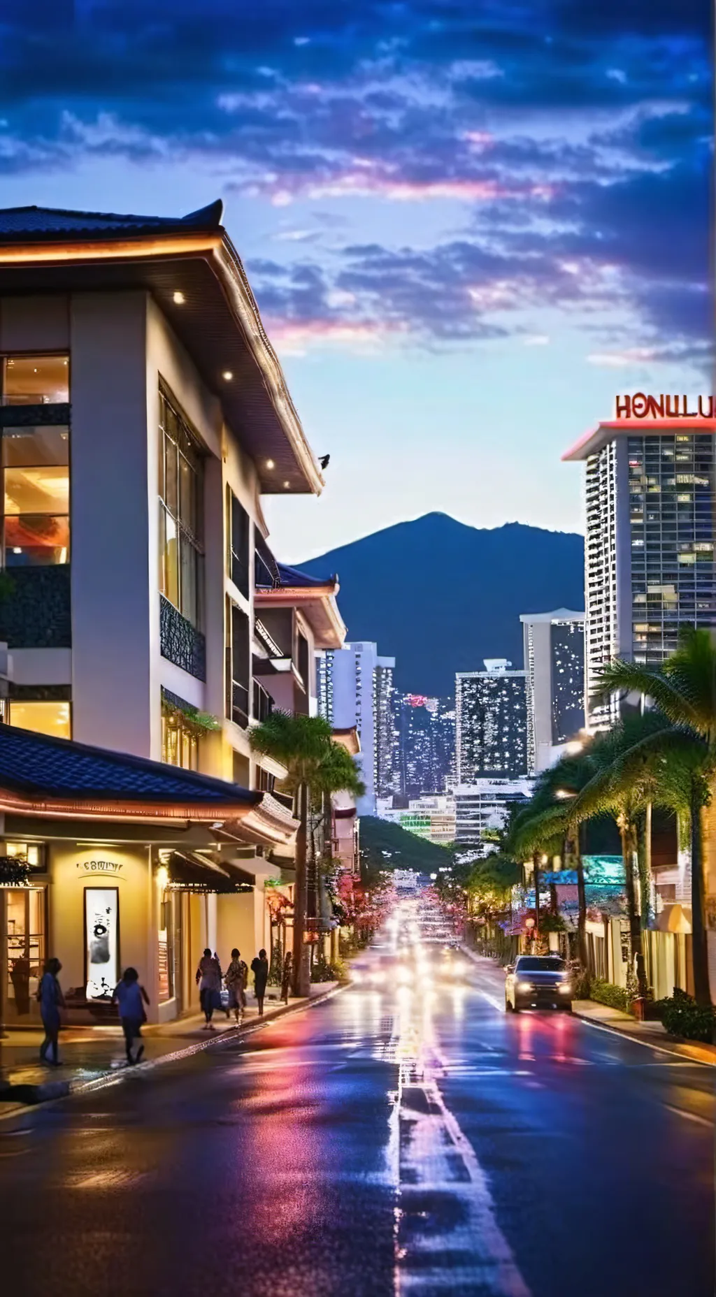 ai character: Honolulu story background