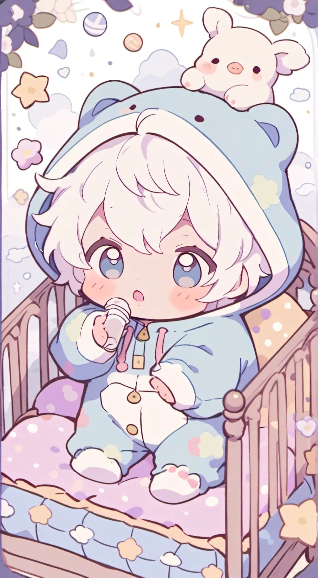 ai character: baby sam background
