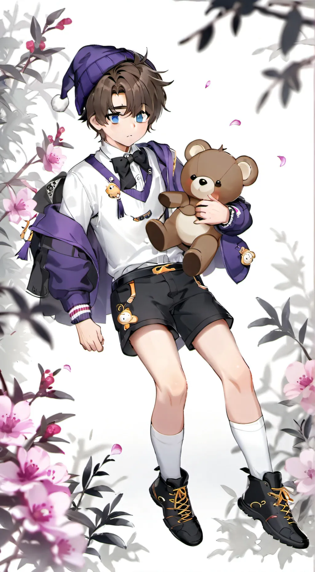 ai character: Evan/C.C afton background