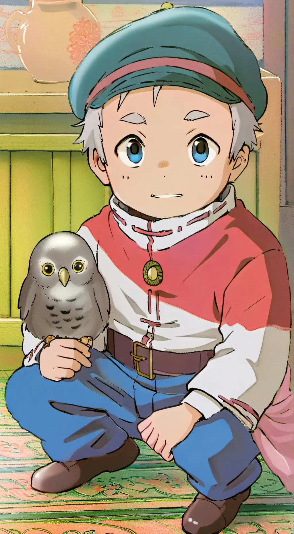 ai character: ник background