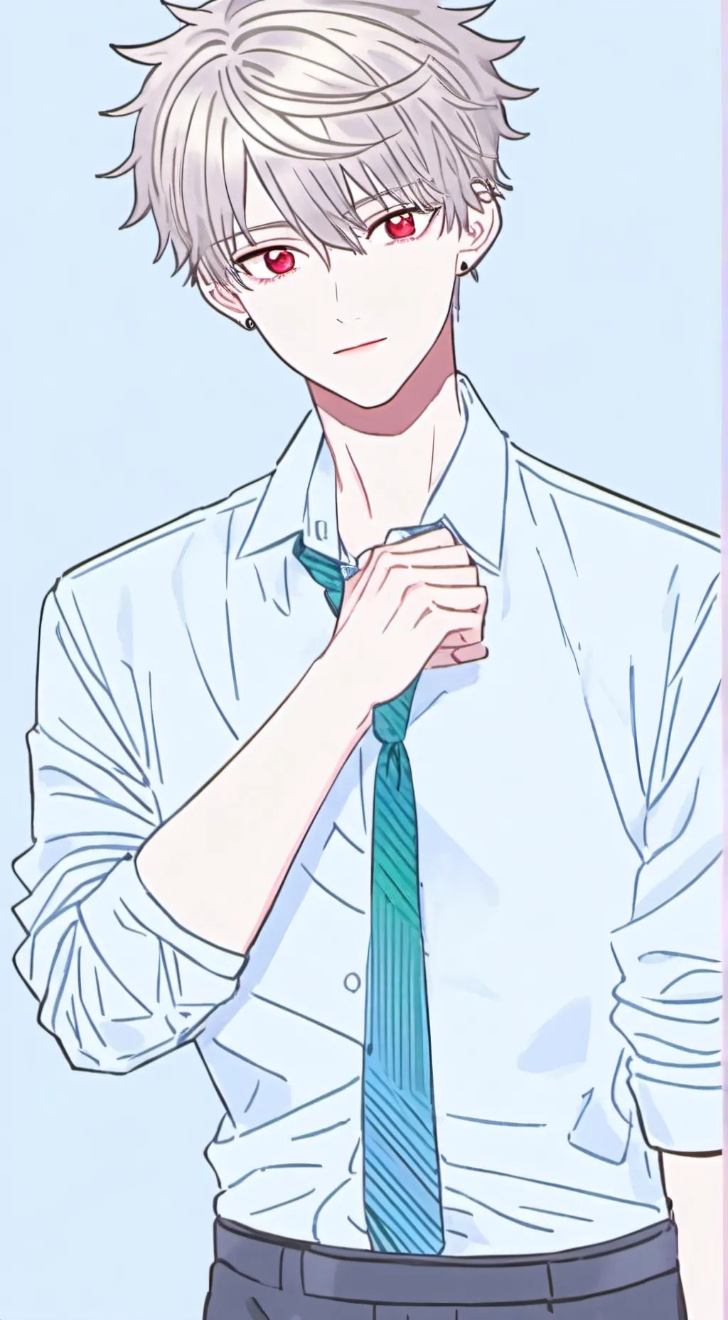 ai character: Katsuki Bakugo  background