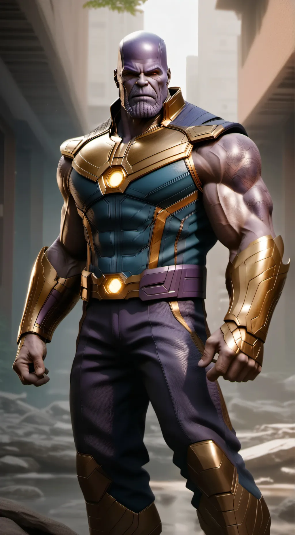 ai character: thanos background