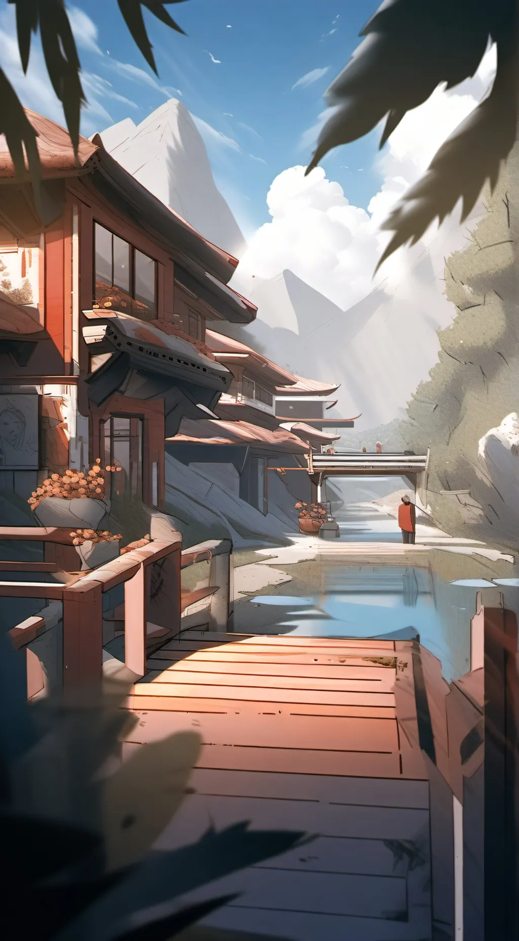 ai character: villain louie duck background