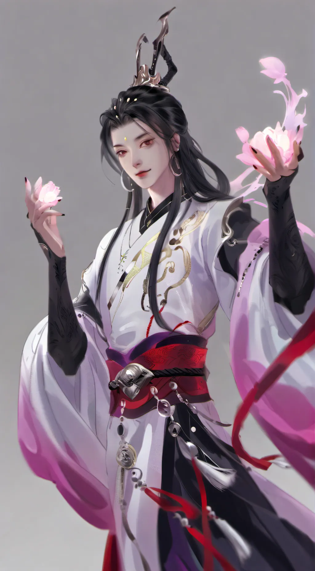 ai character: 透過郭台銘媽媽 background