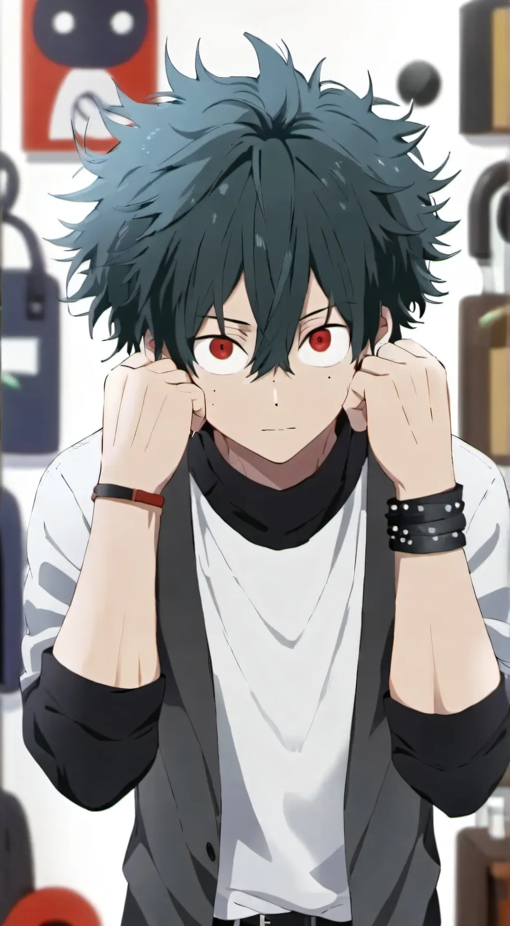 ai character: mha new student background