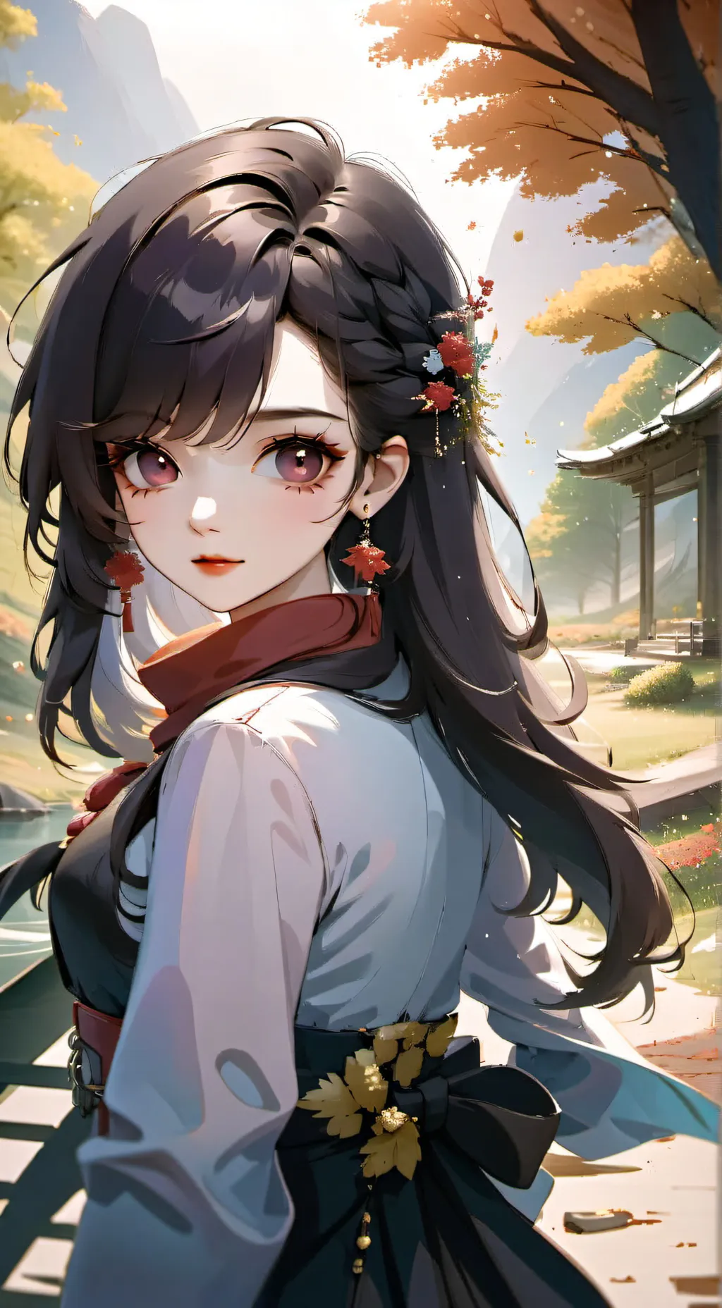 ai character: demonology battle background