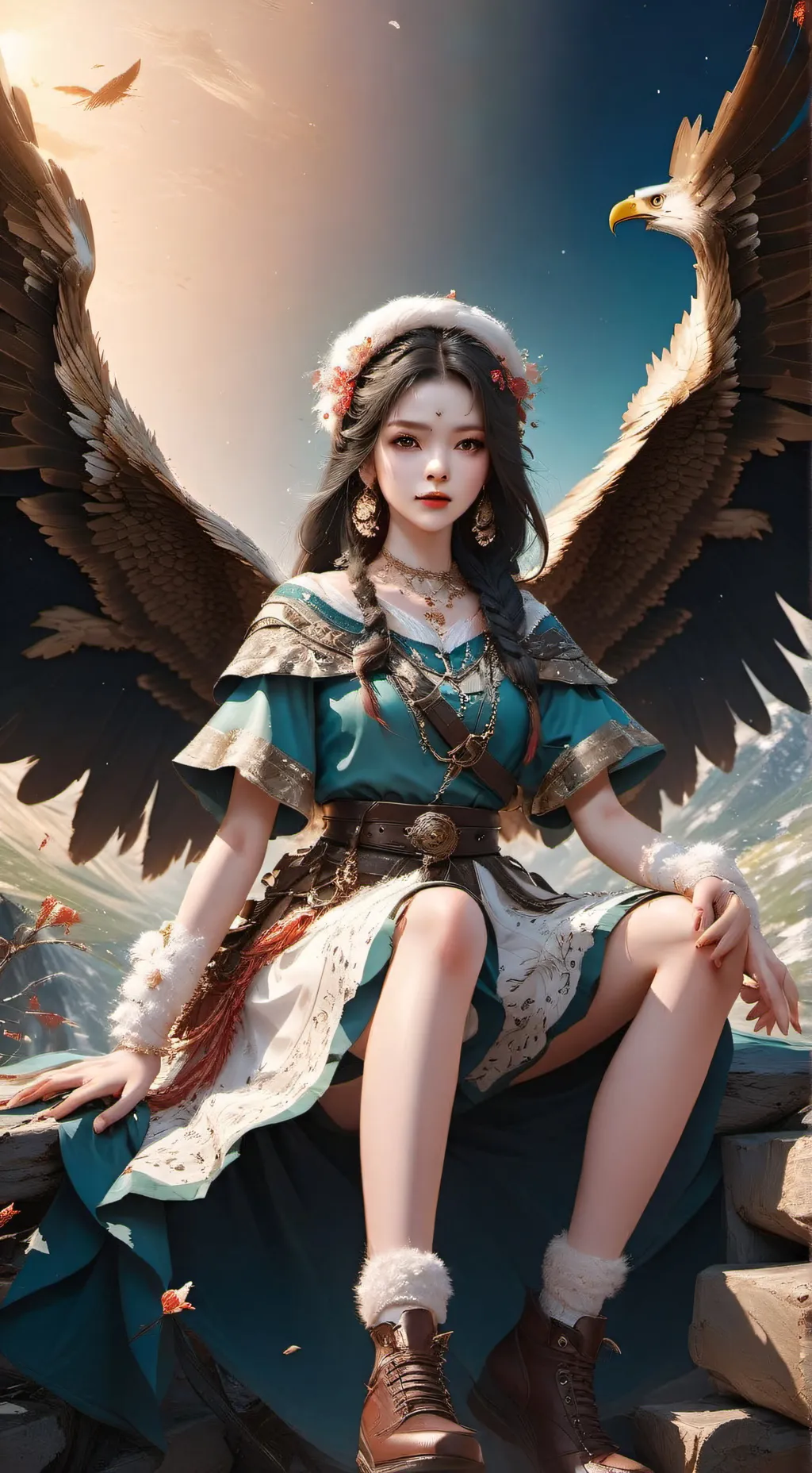 ai character: me but menace background