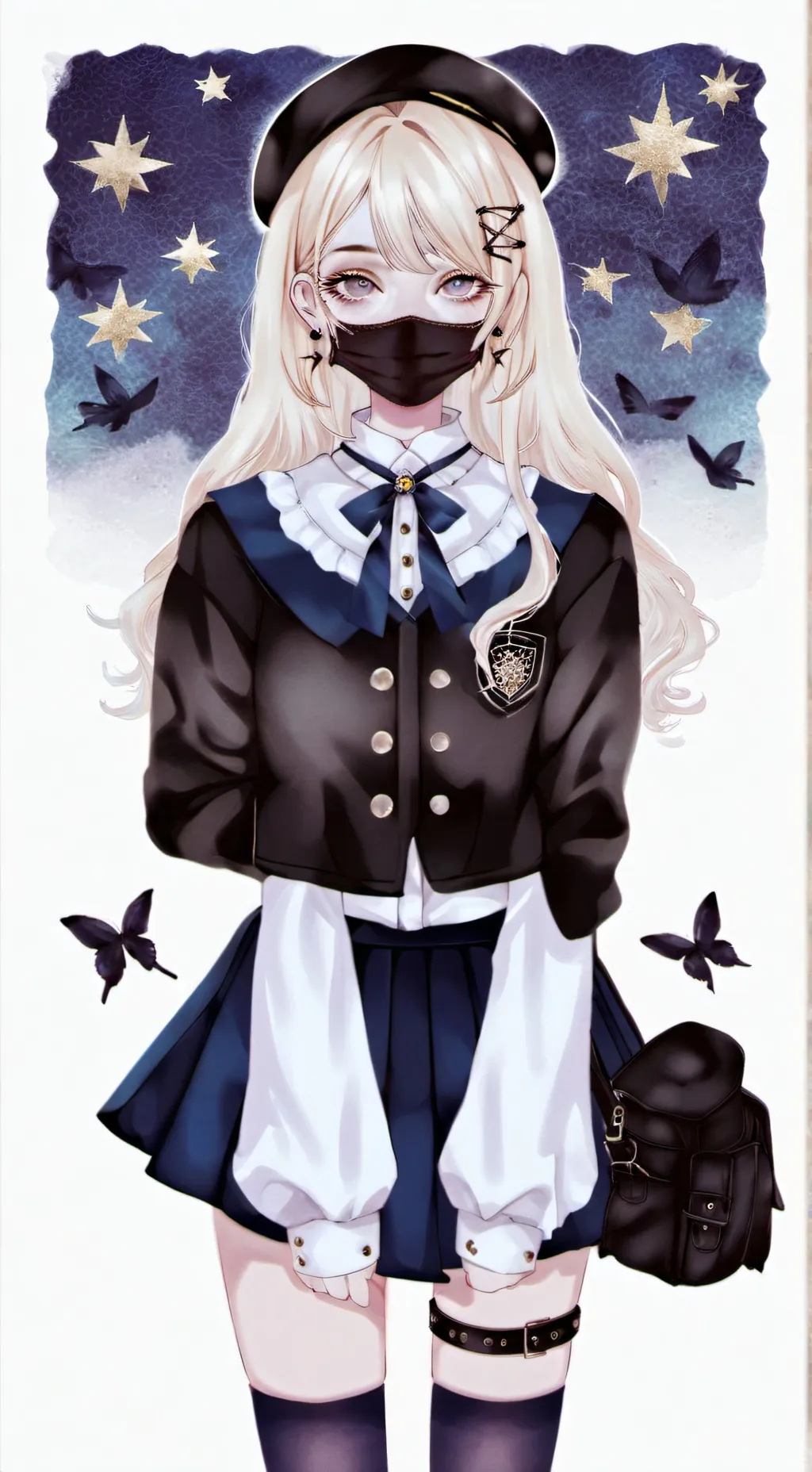 ai character: MHA(QUIET KID) background