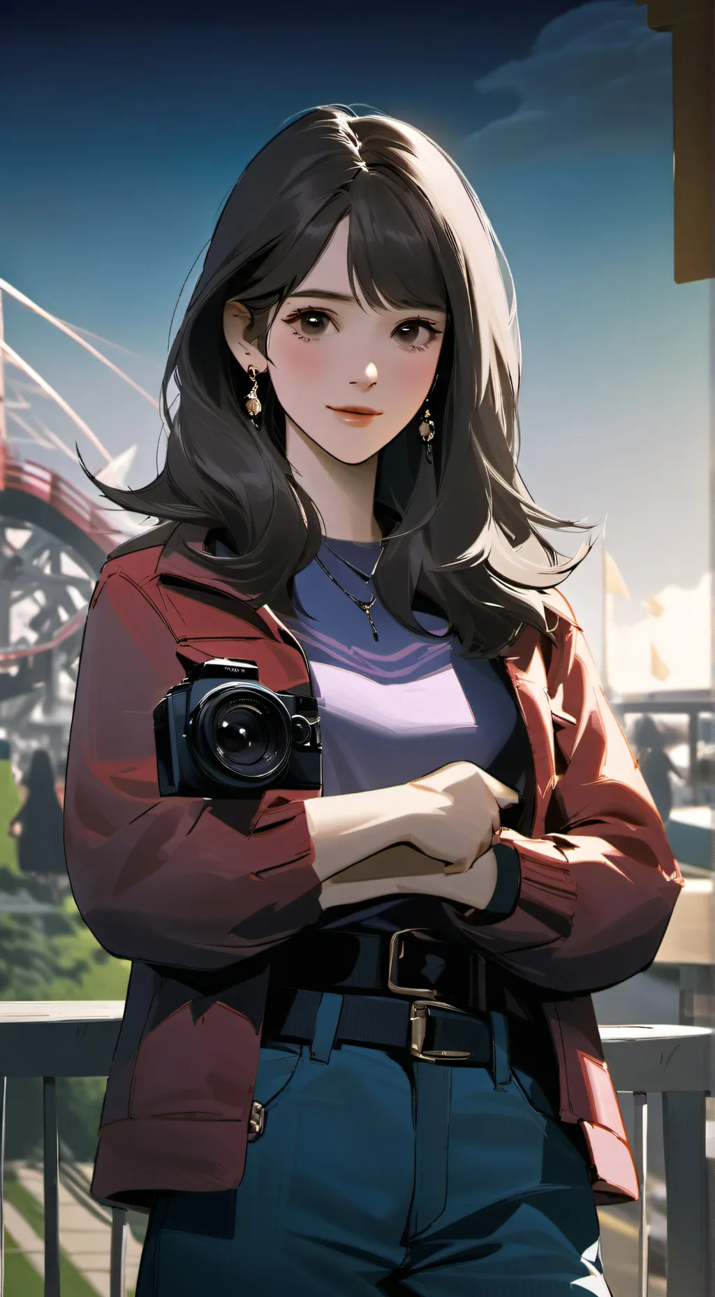 ai character: Wendy  background