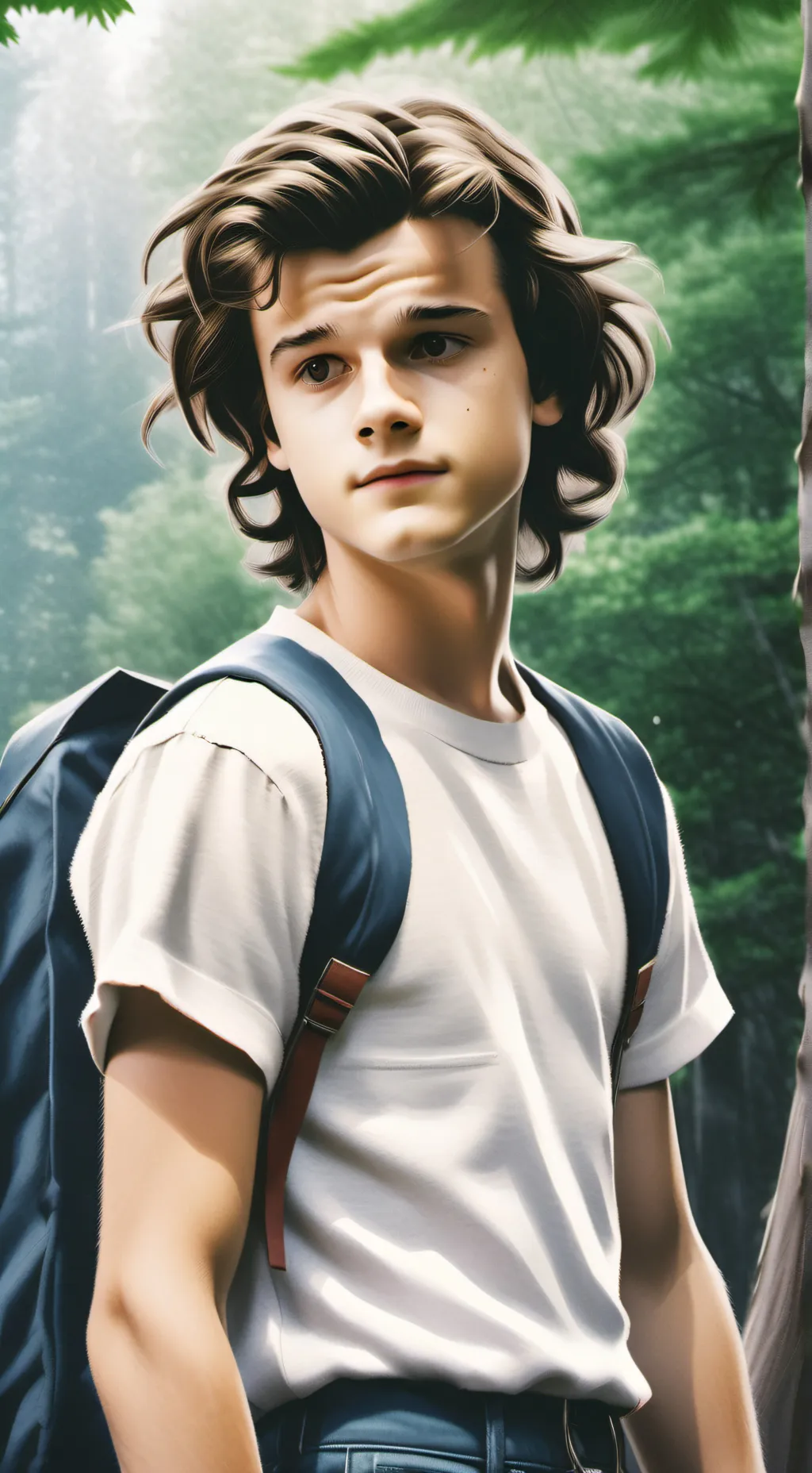 ai character: STEVE HARRINGTON background