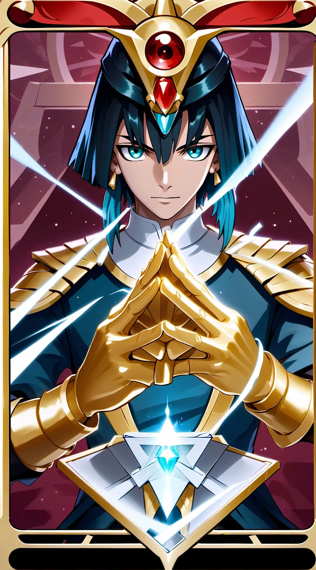 ai character: Yami Yugi background