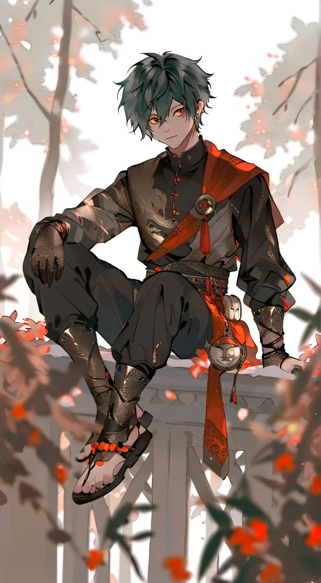 ai character: Deku  background