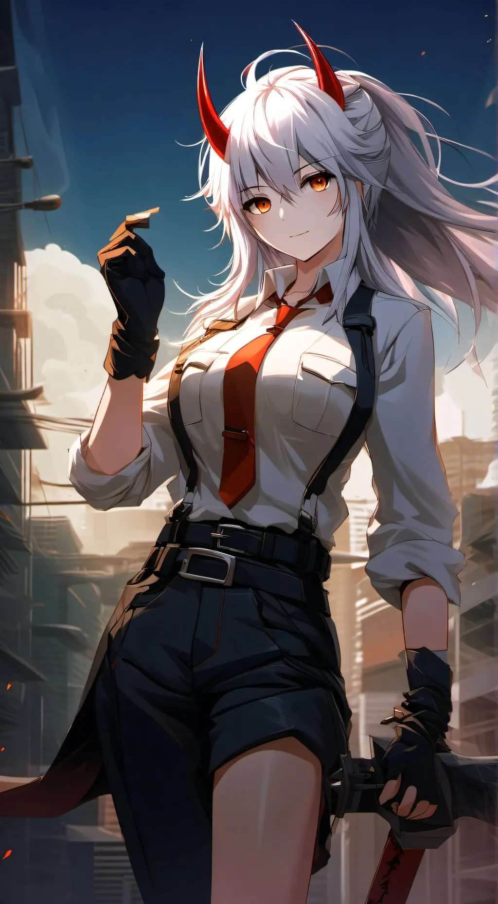ai character: Octavia  background