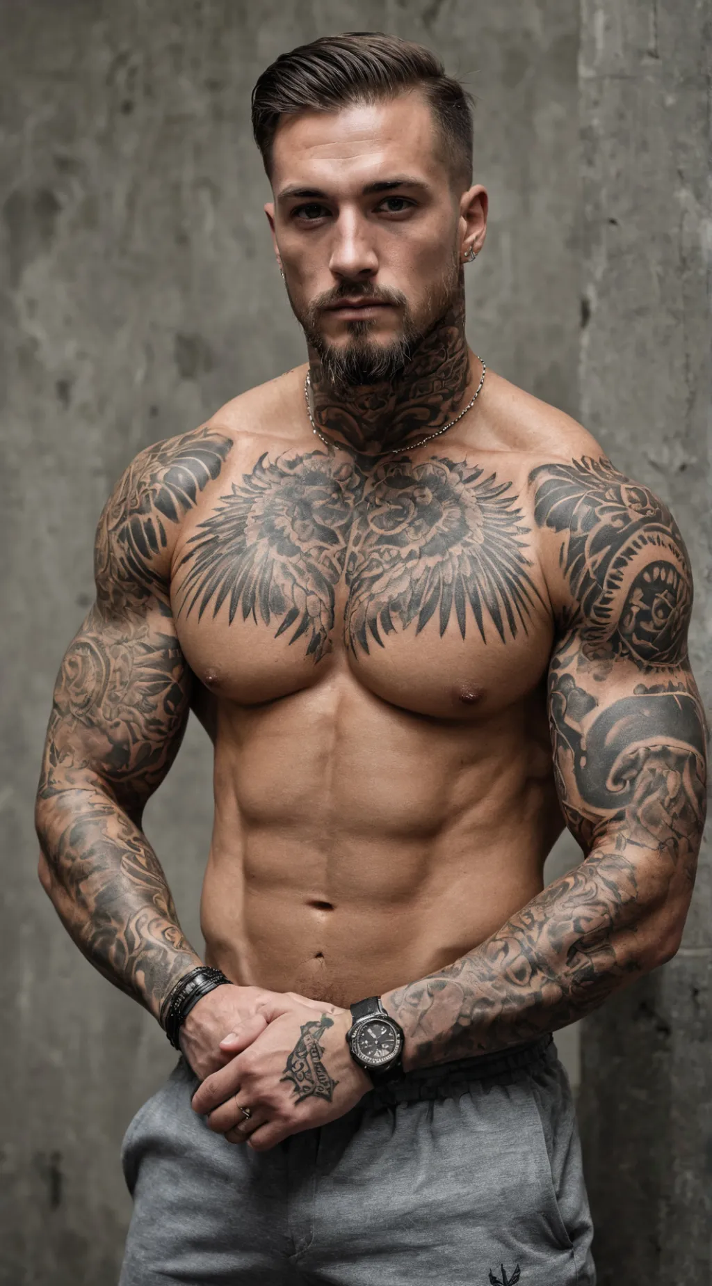 ai character: Damien background