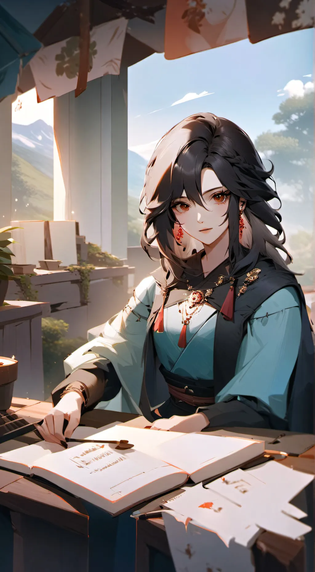 ai character: Emily  background