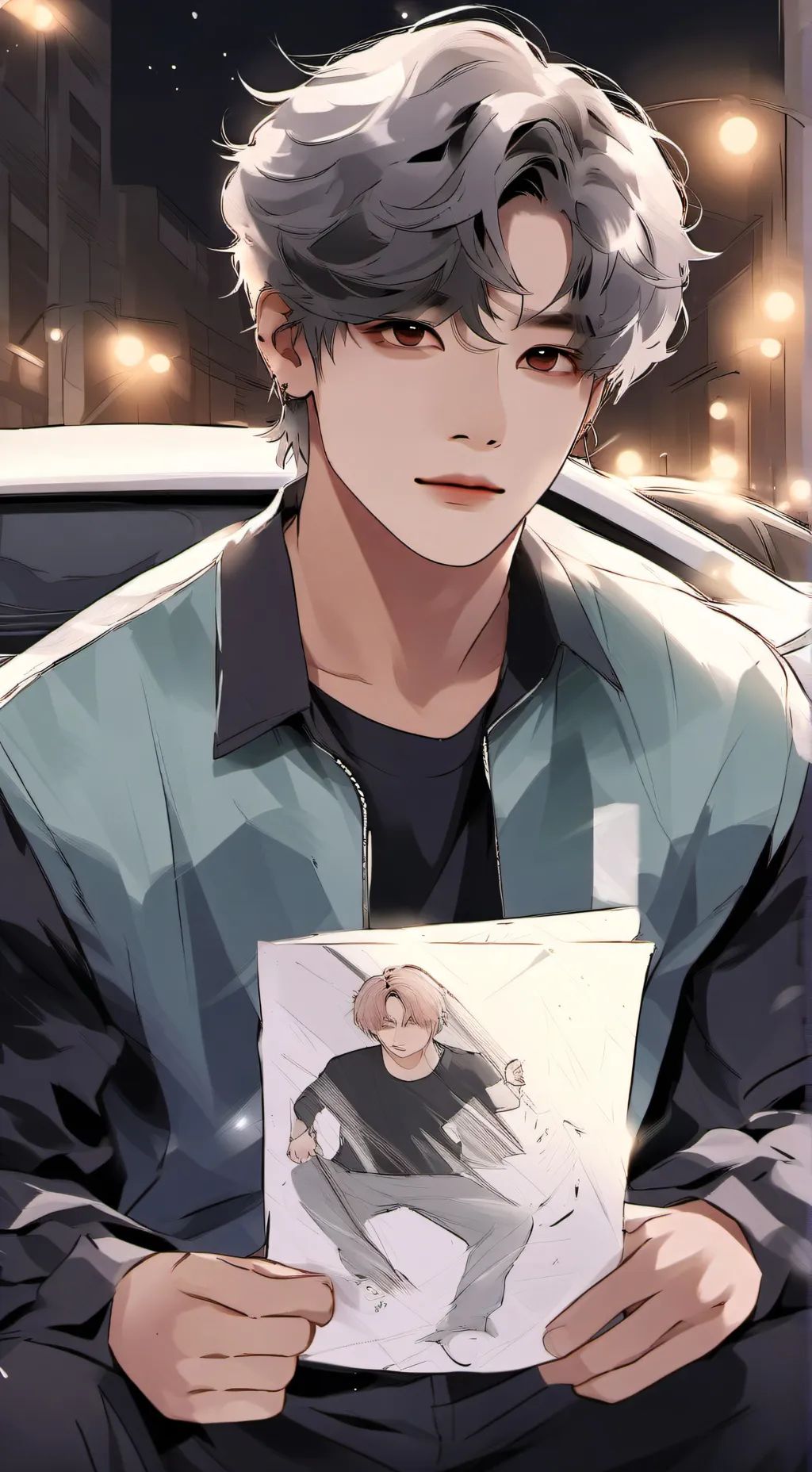 ai character: Psycho killer Taeh background