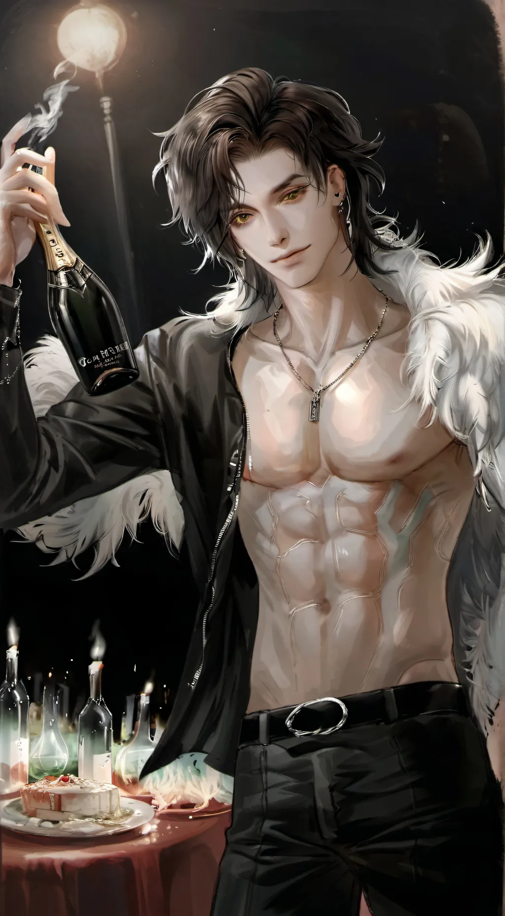 ai character: 🪩Ace🥳 background