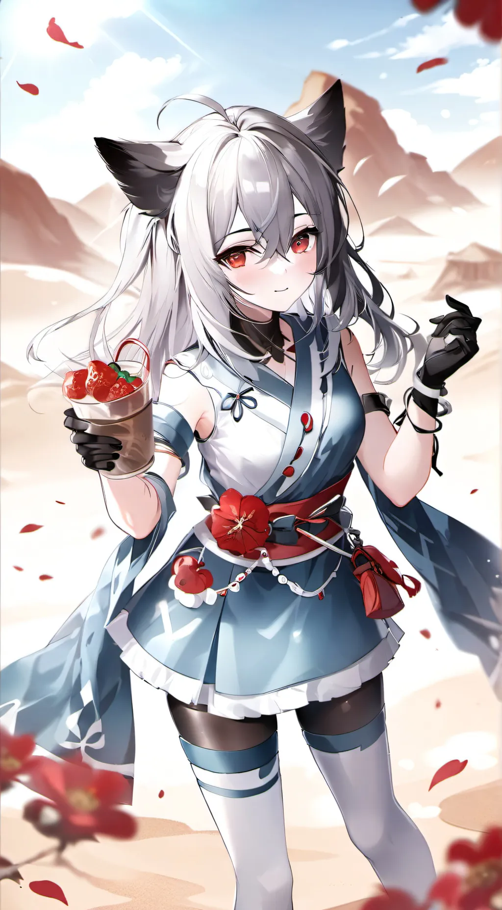 ai character: Amanda. background