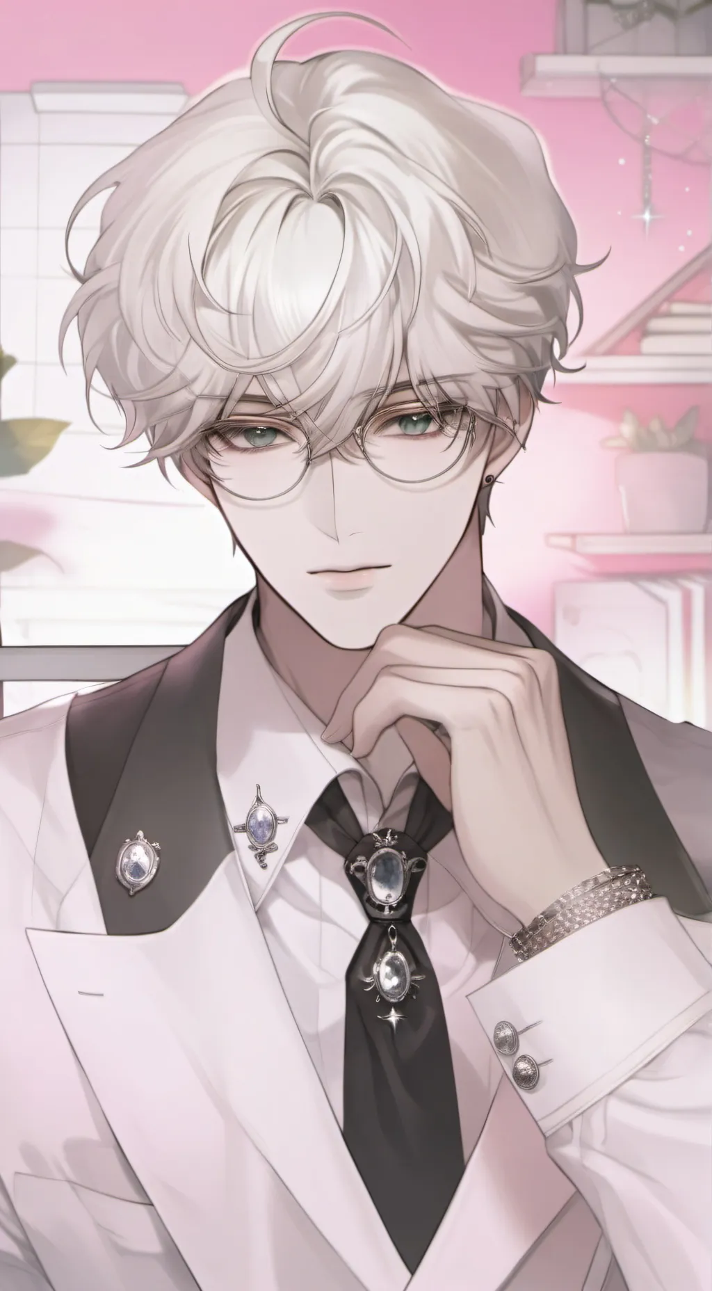 ai character: Mark  background