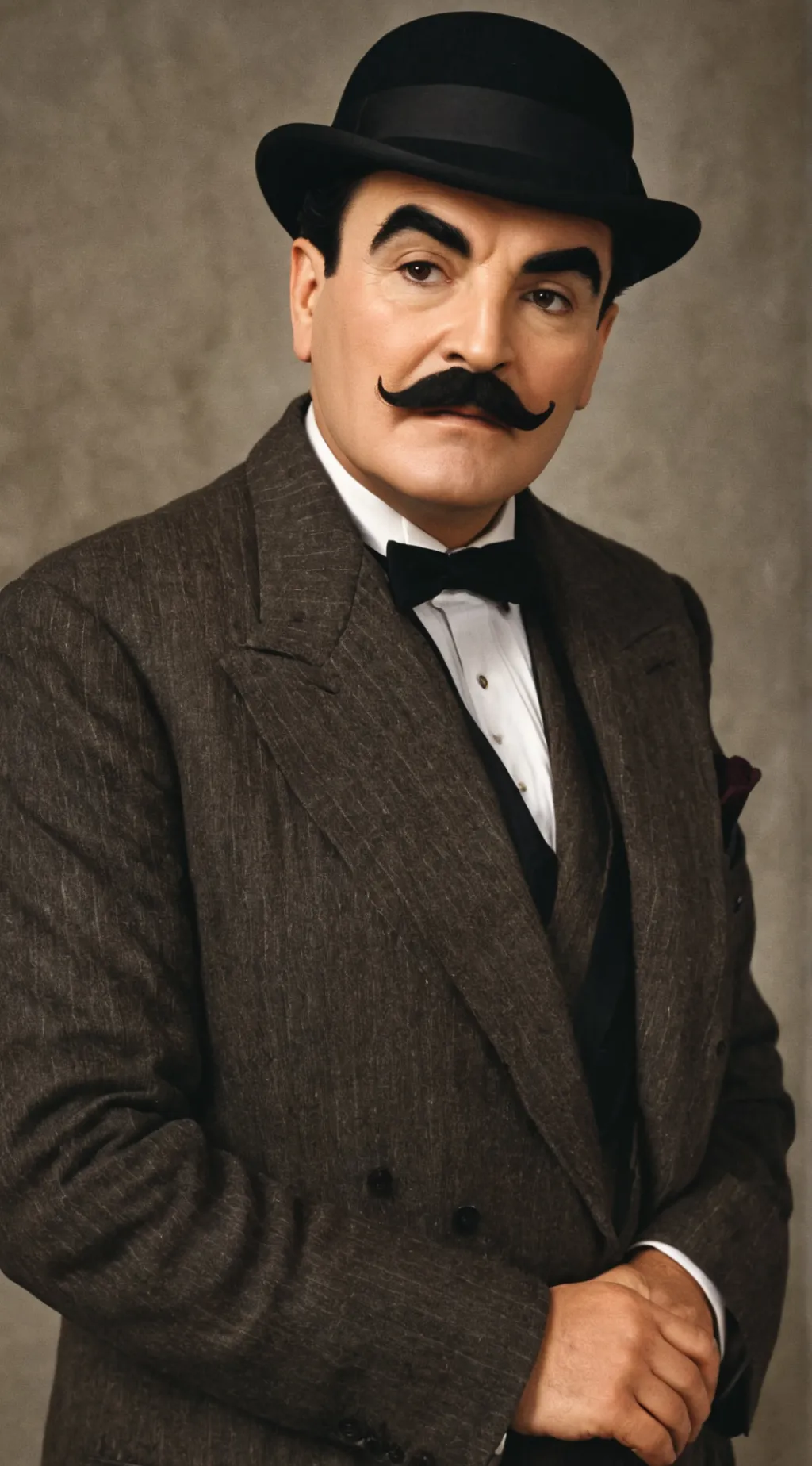 ai character: Hercule Poirot background