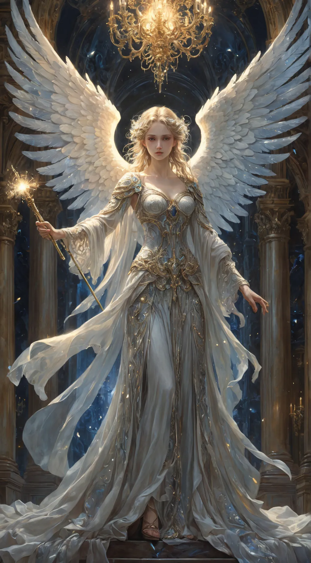 ai character: Elioth the angel background
