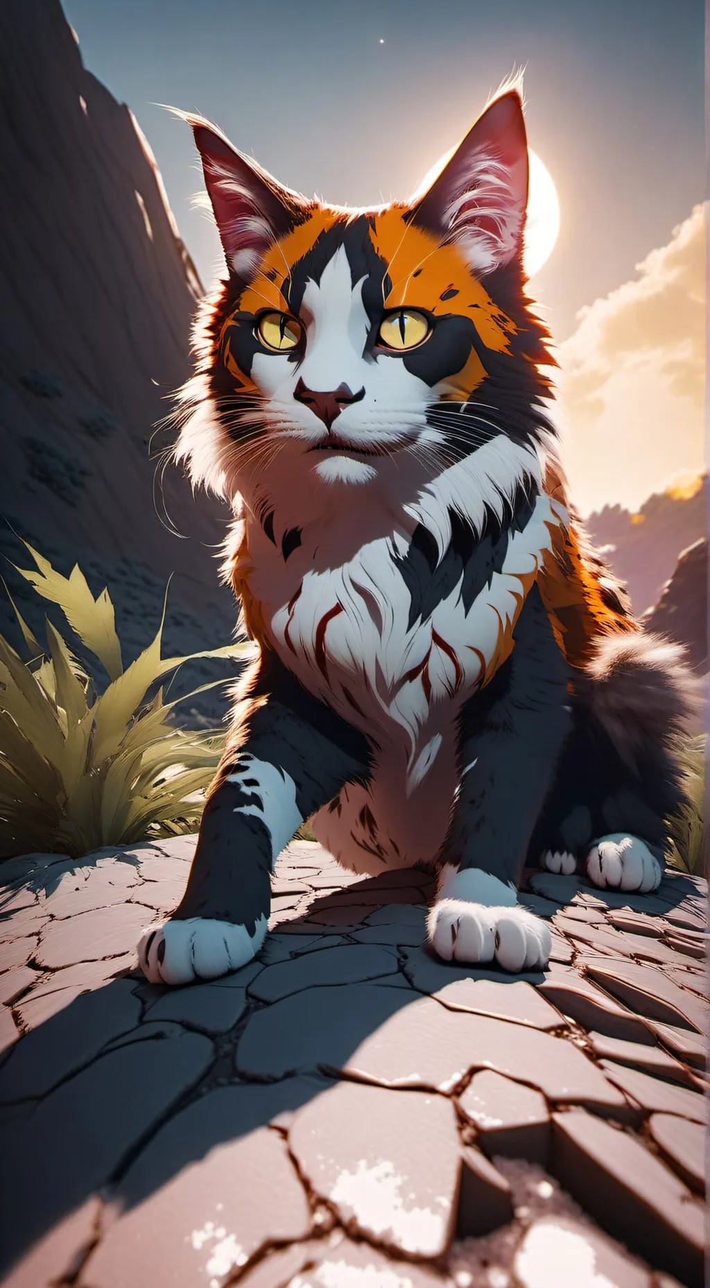 ai character: Sol background