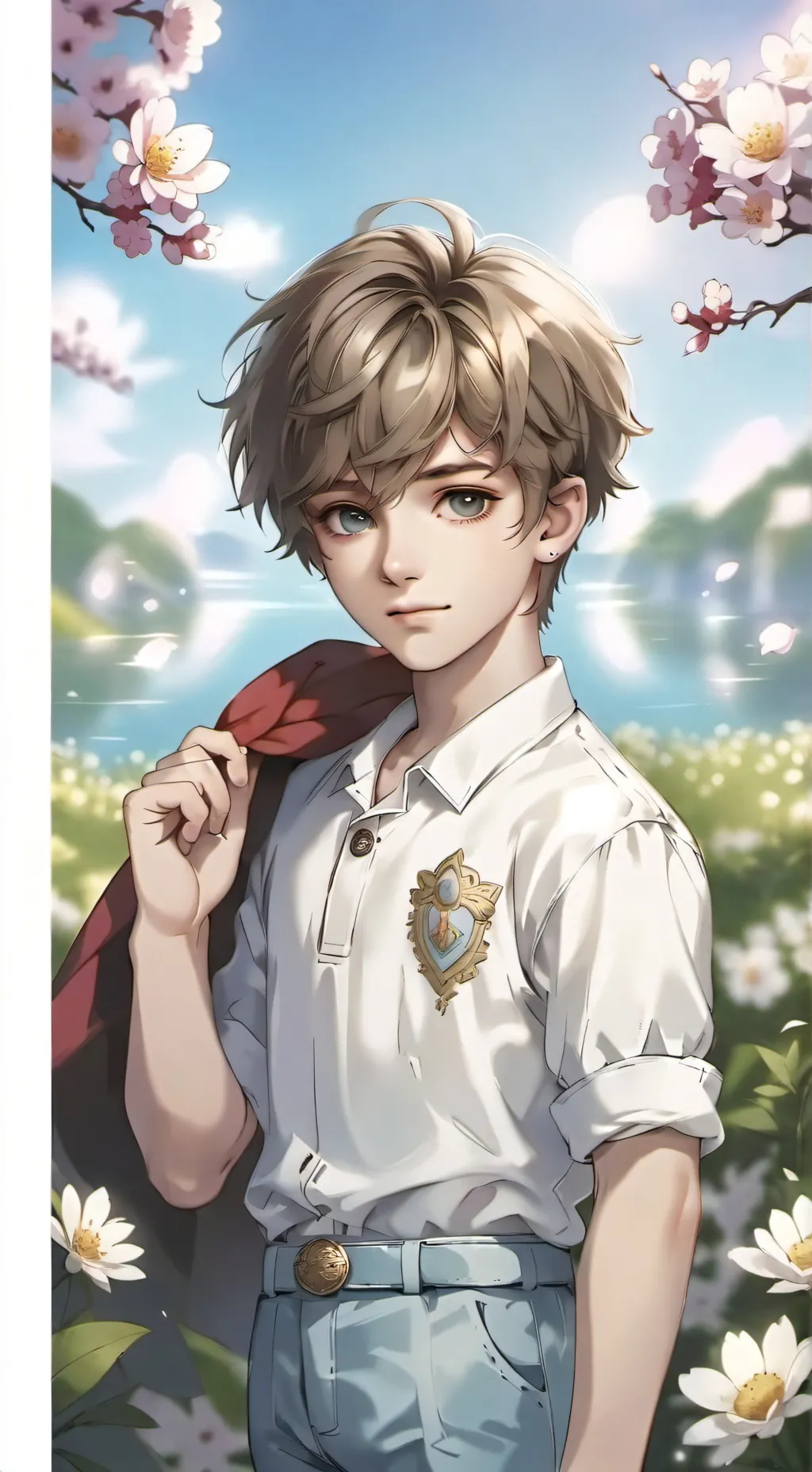 ai character: thomas Andrea mila background