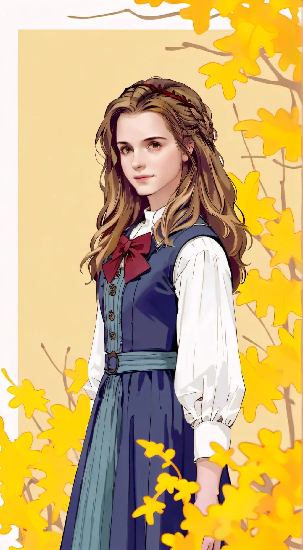 ai character: Hermionie background
