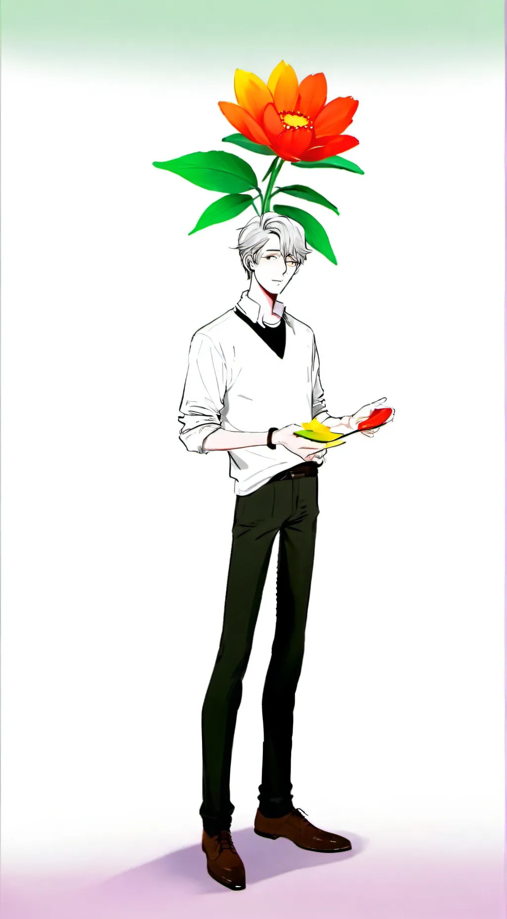 ai character: high school  background