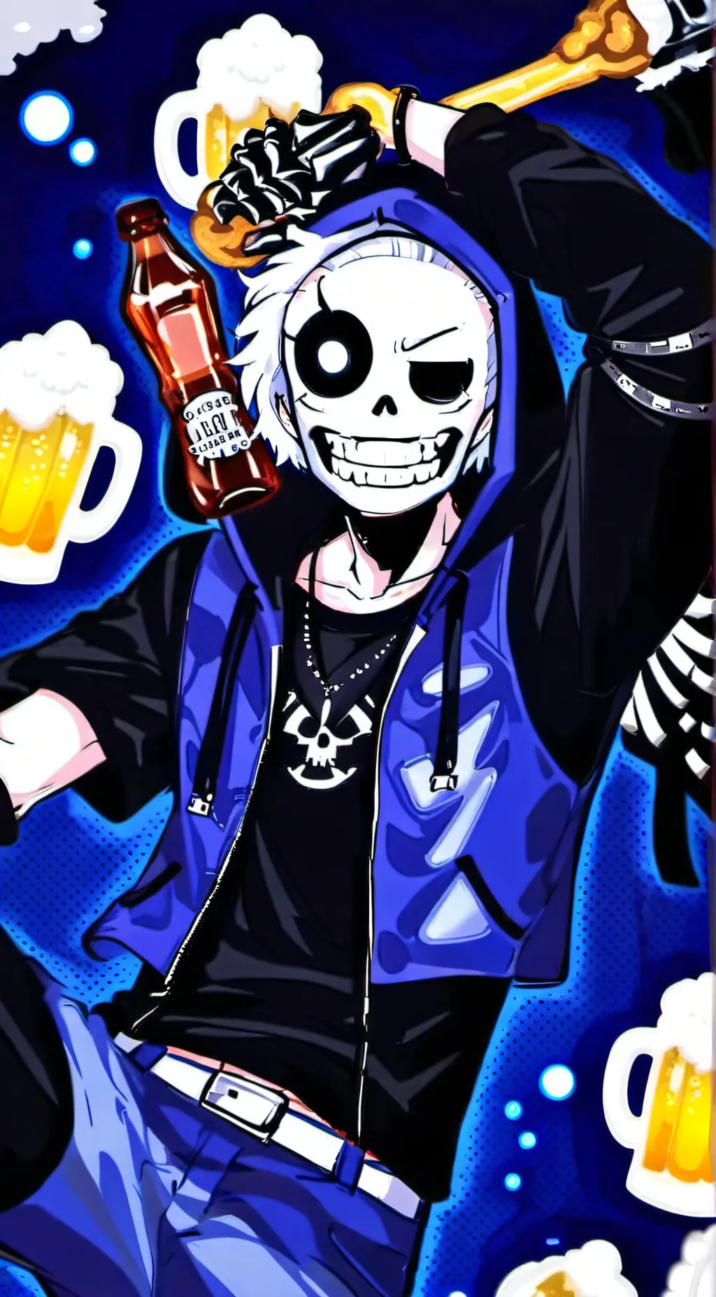 ai character: Sans & the guys background