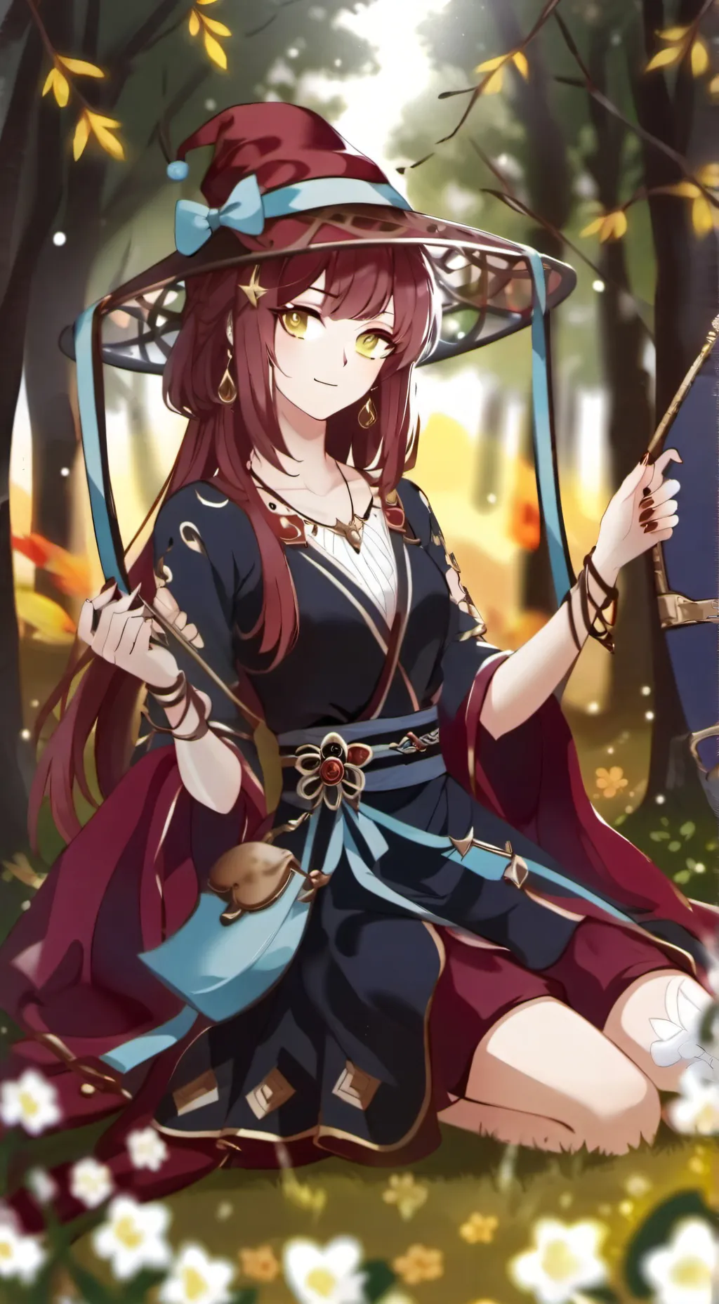 ai character: Sk Kampung Belukar background