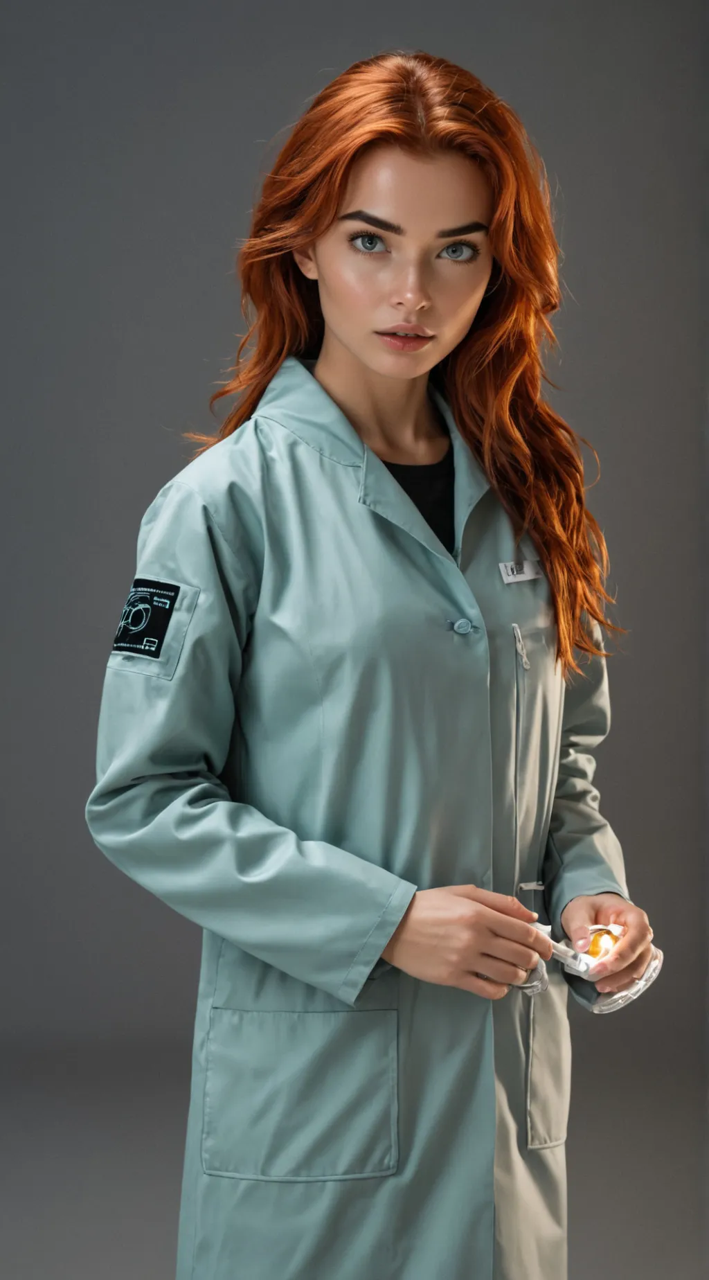 ai character: Dr. Nireya  background