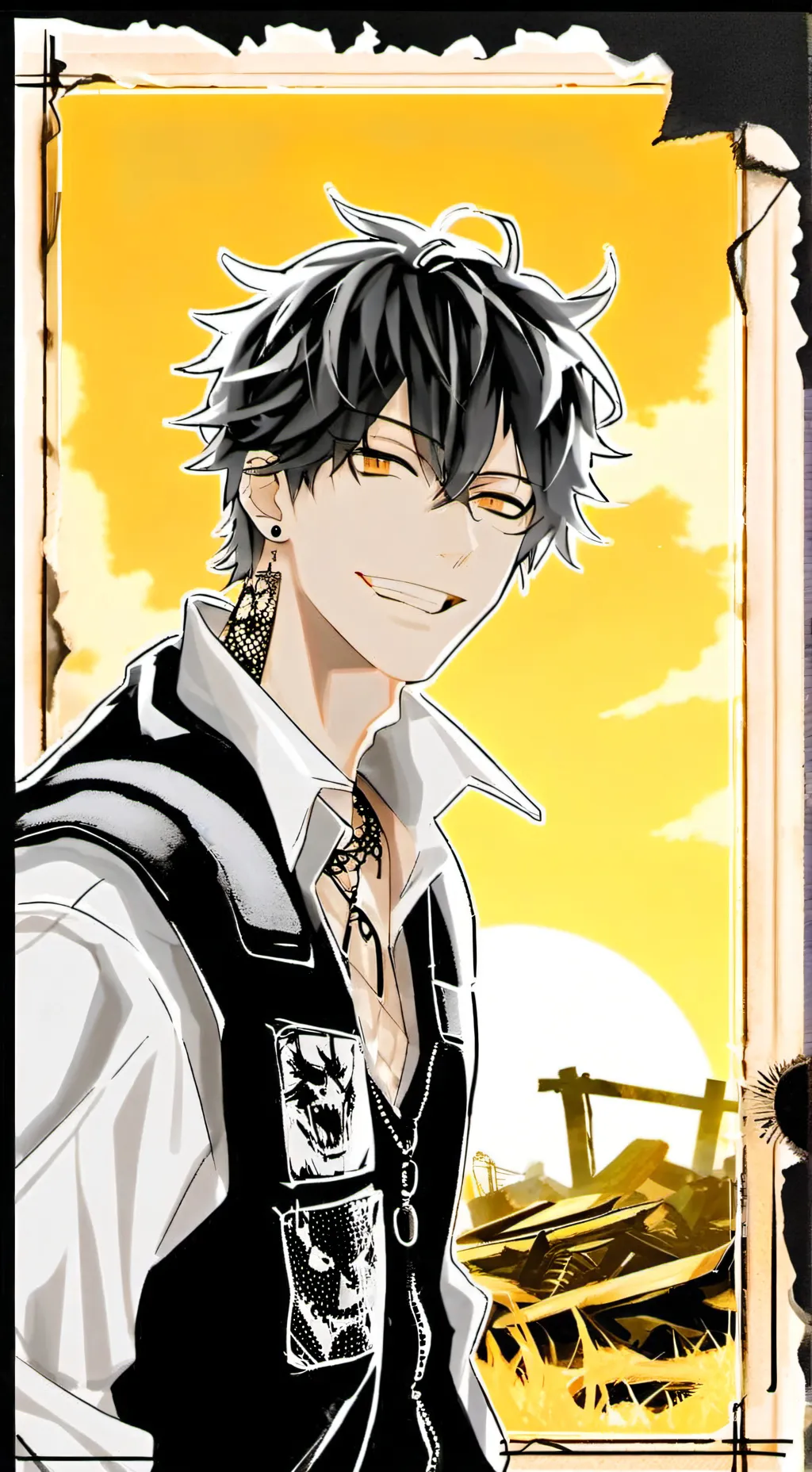 ai character: Hebi background