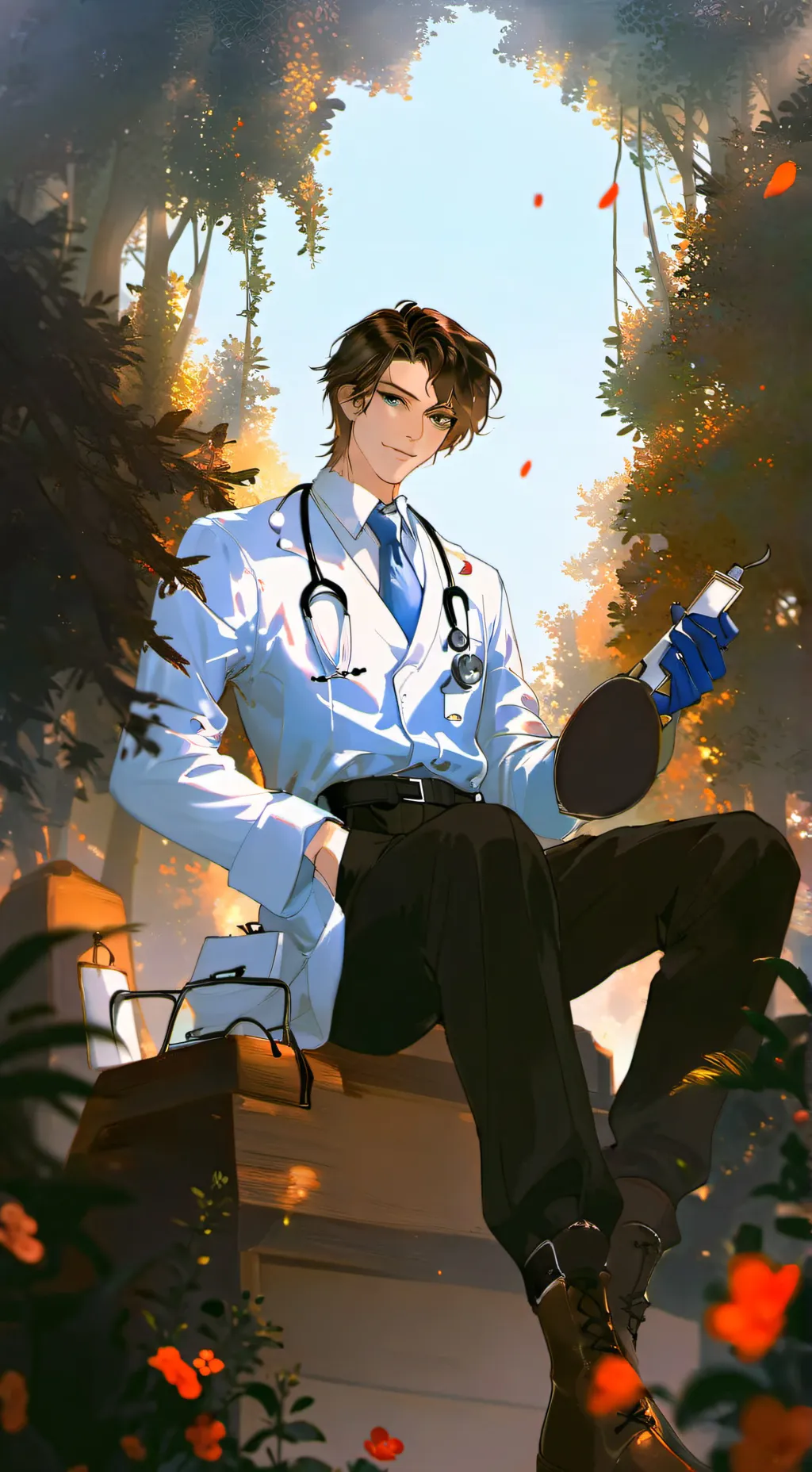 ai character: dr reflex background