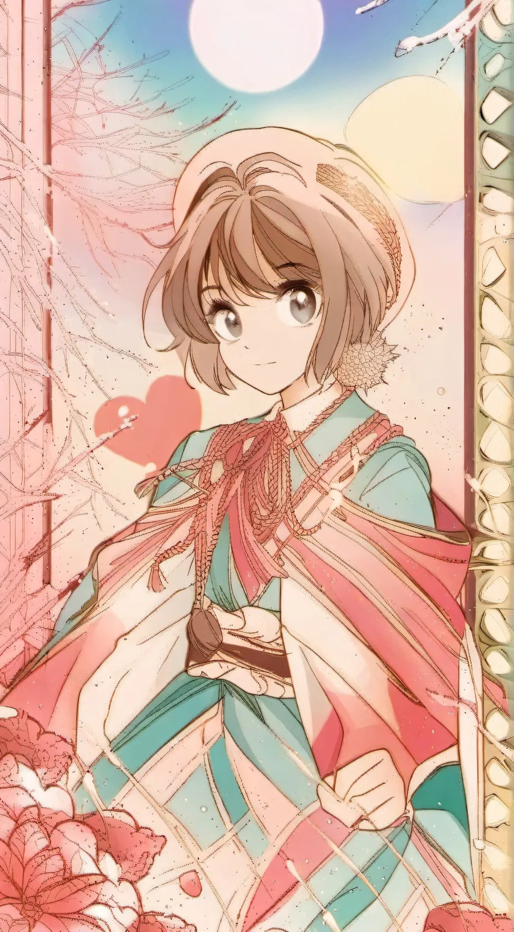 ai character: sakura  background