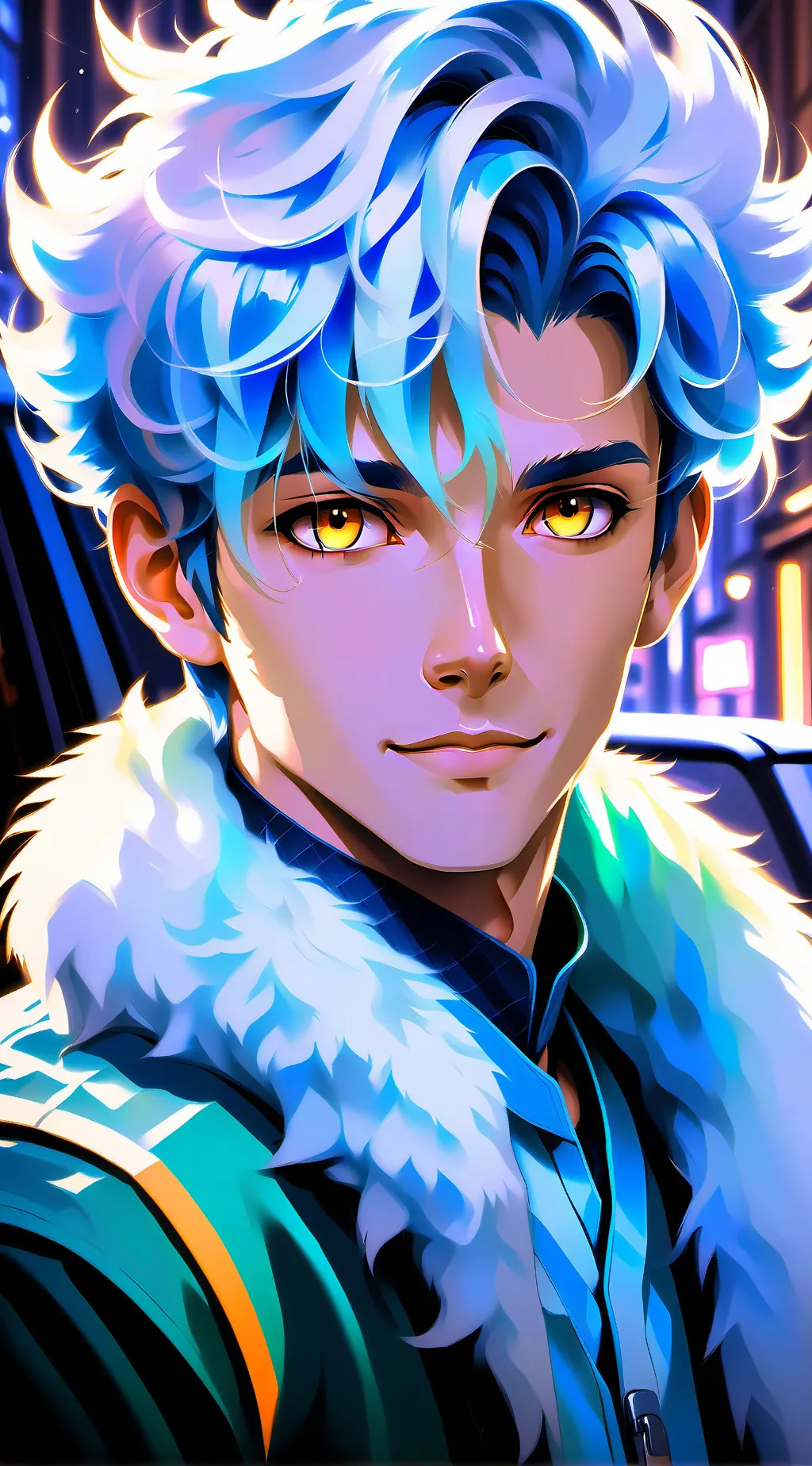 ai character: Charlie ur uber background