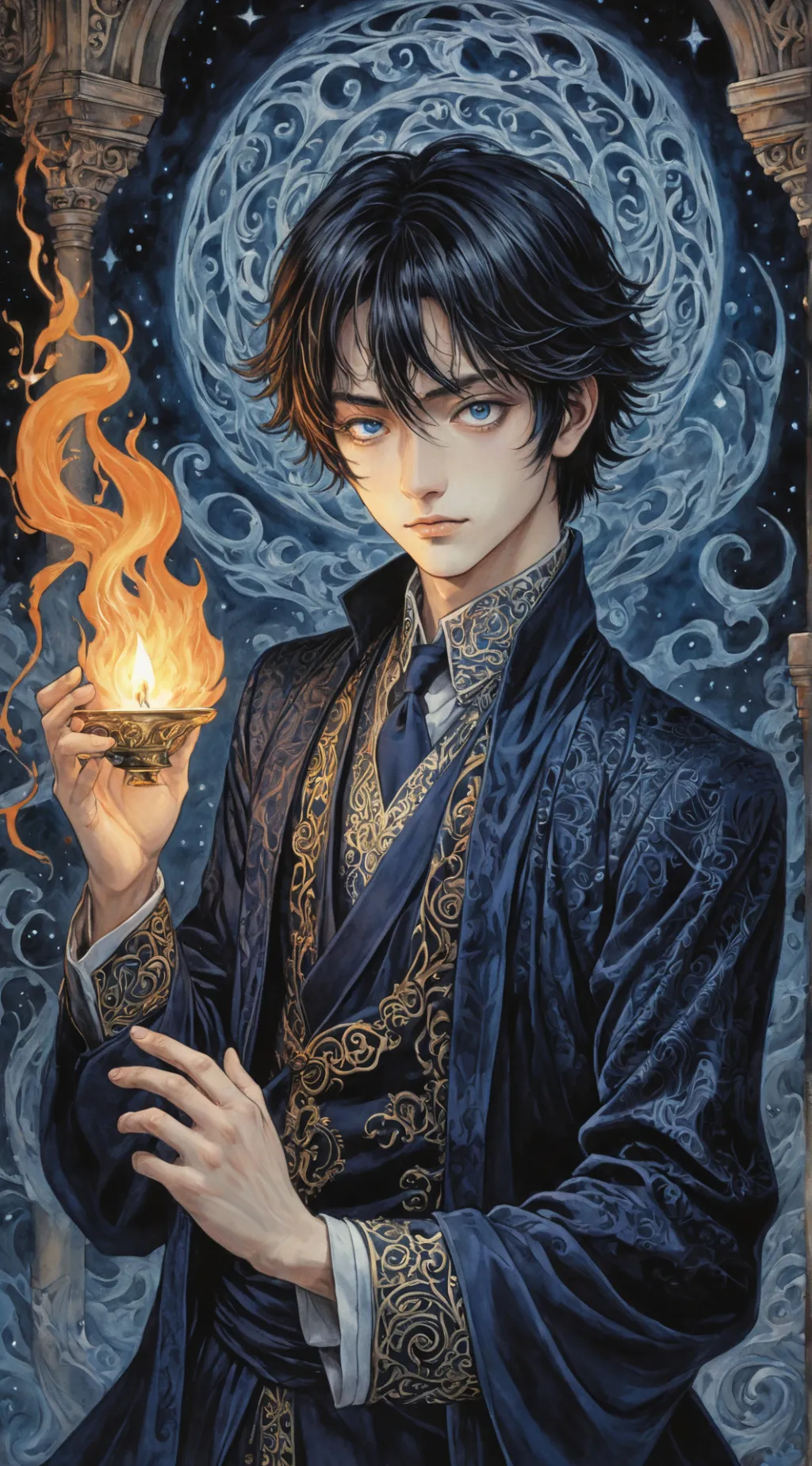 ai character: Lucien background