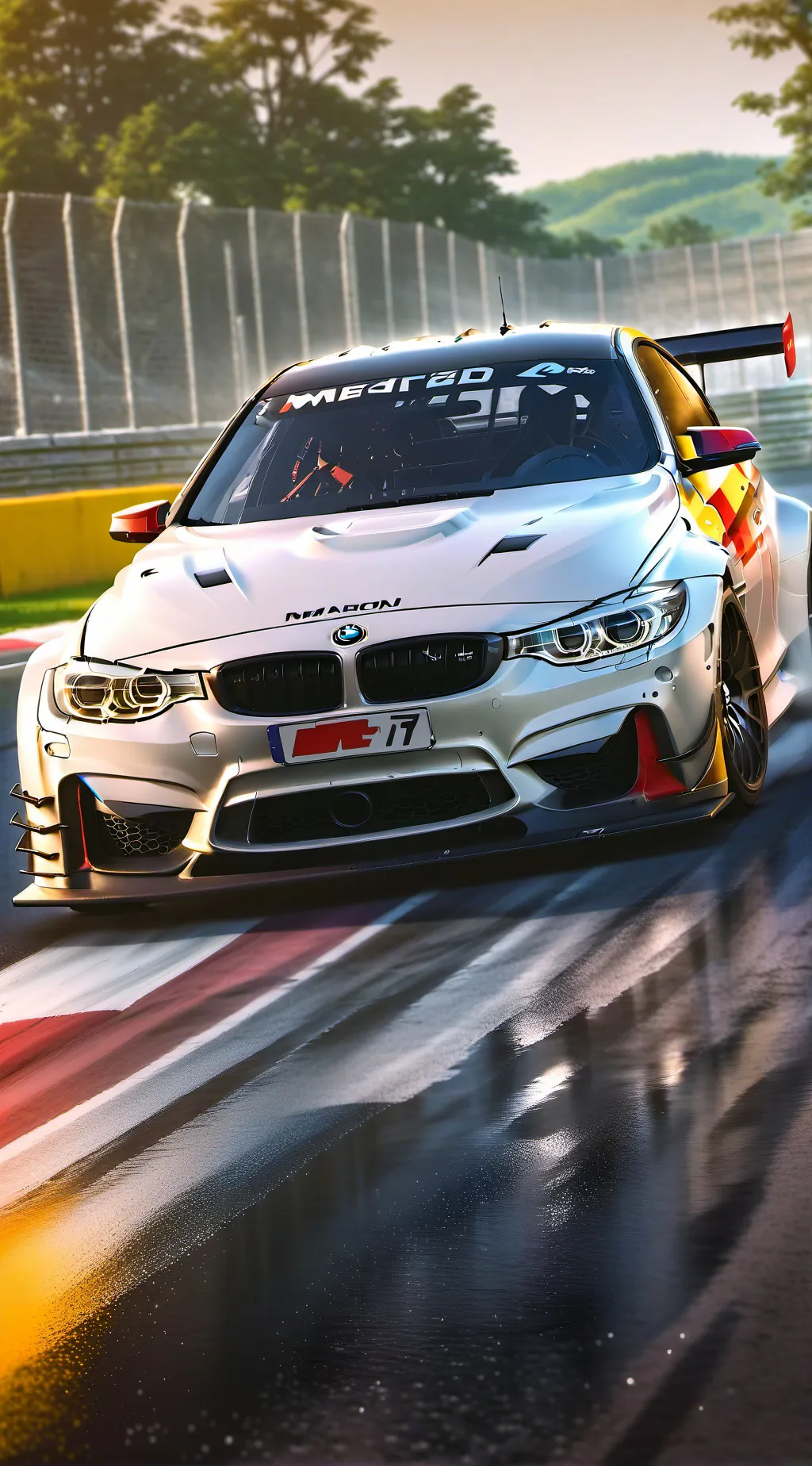 ai character: Bmw M4 GT3 evo background