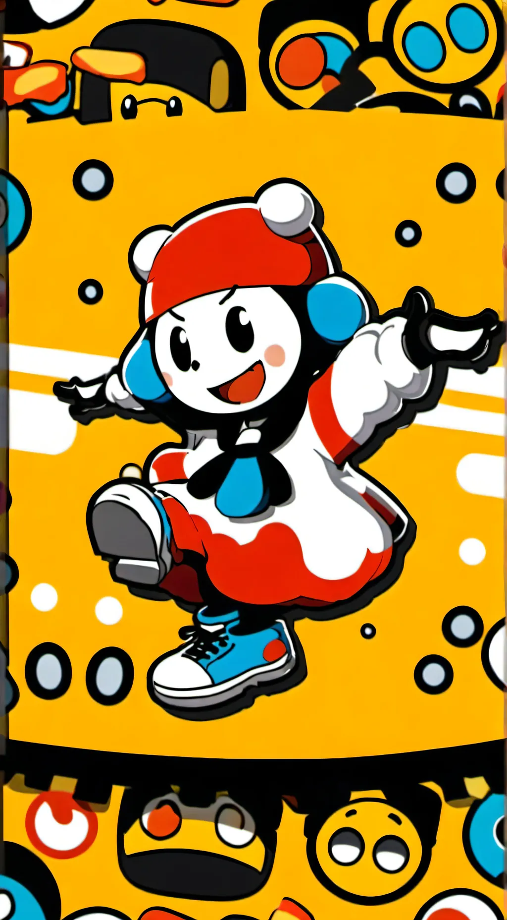 ai character: Cuphead background