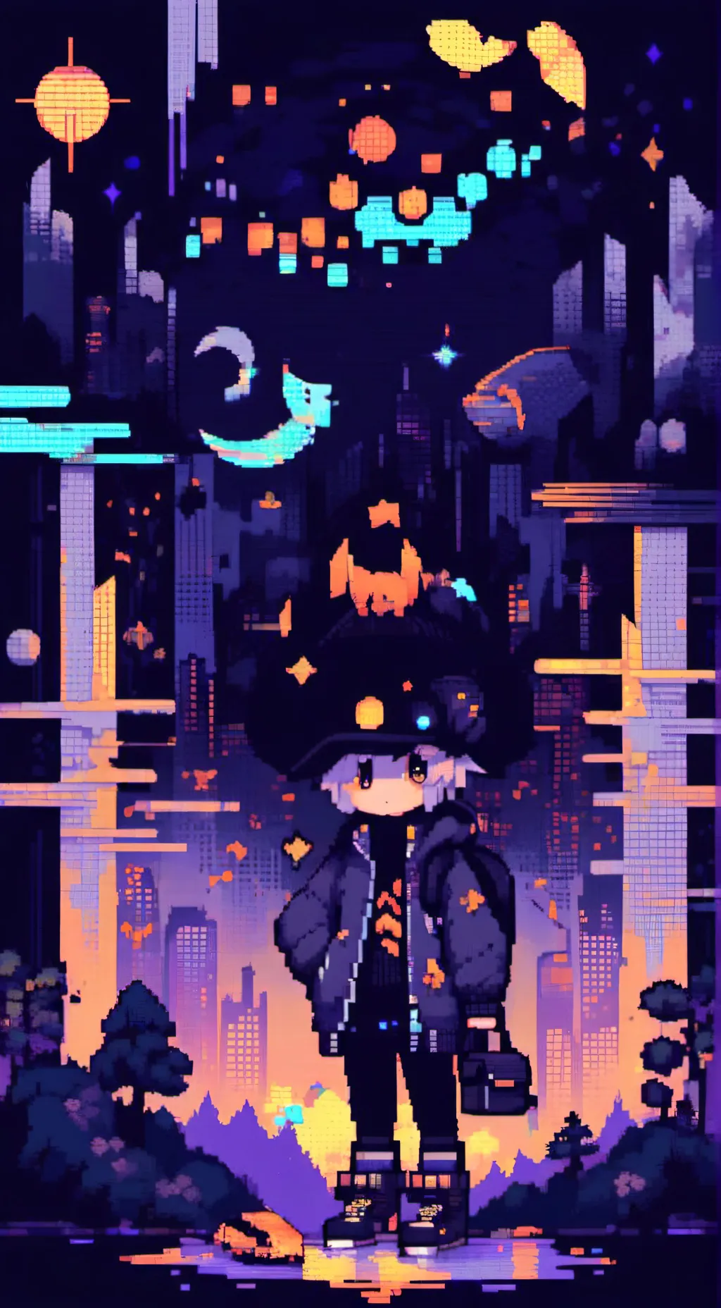 ai character: dw Oc background