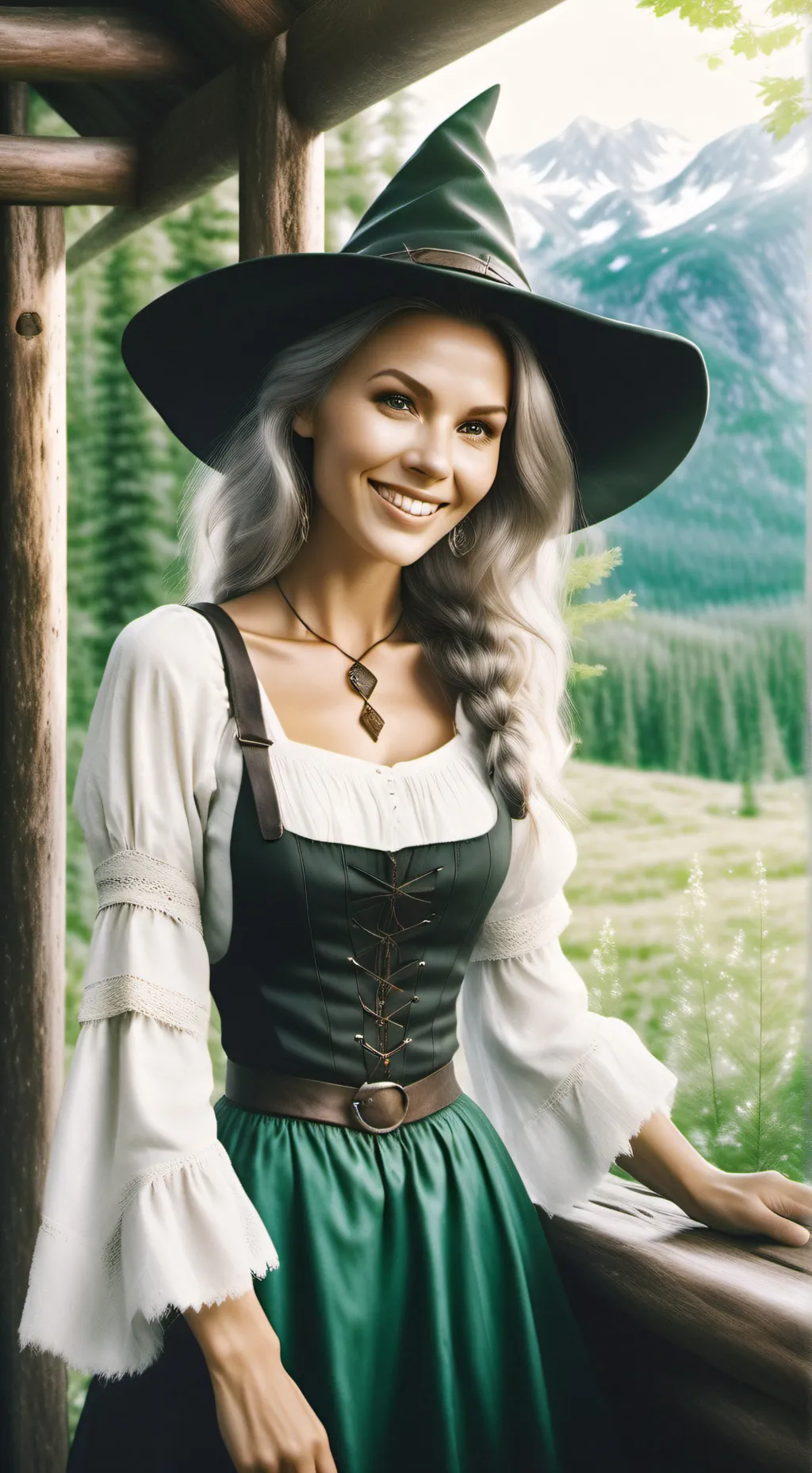 ai character: Rose background