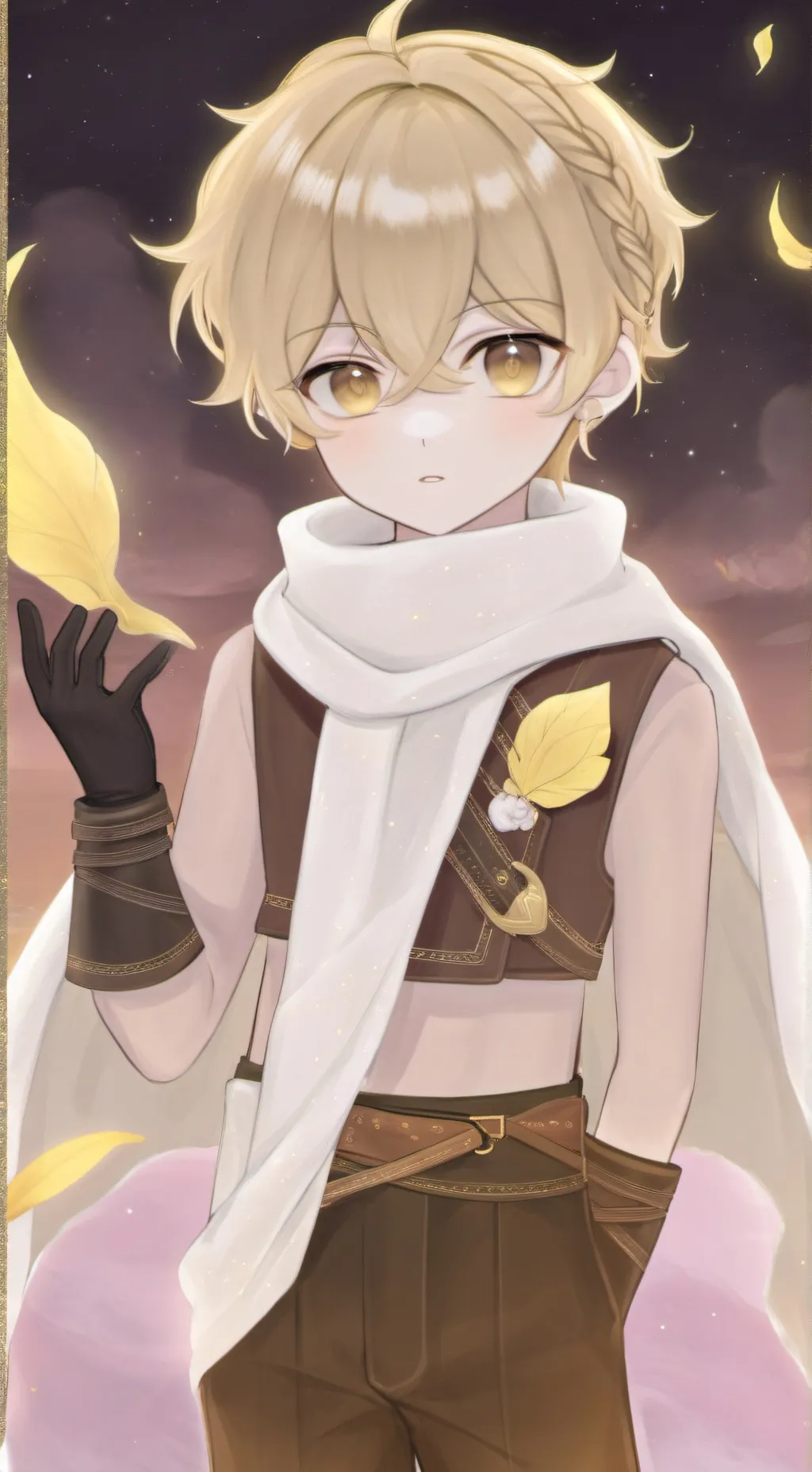 ai character: Aether x zhongli background