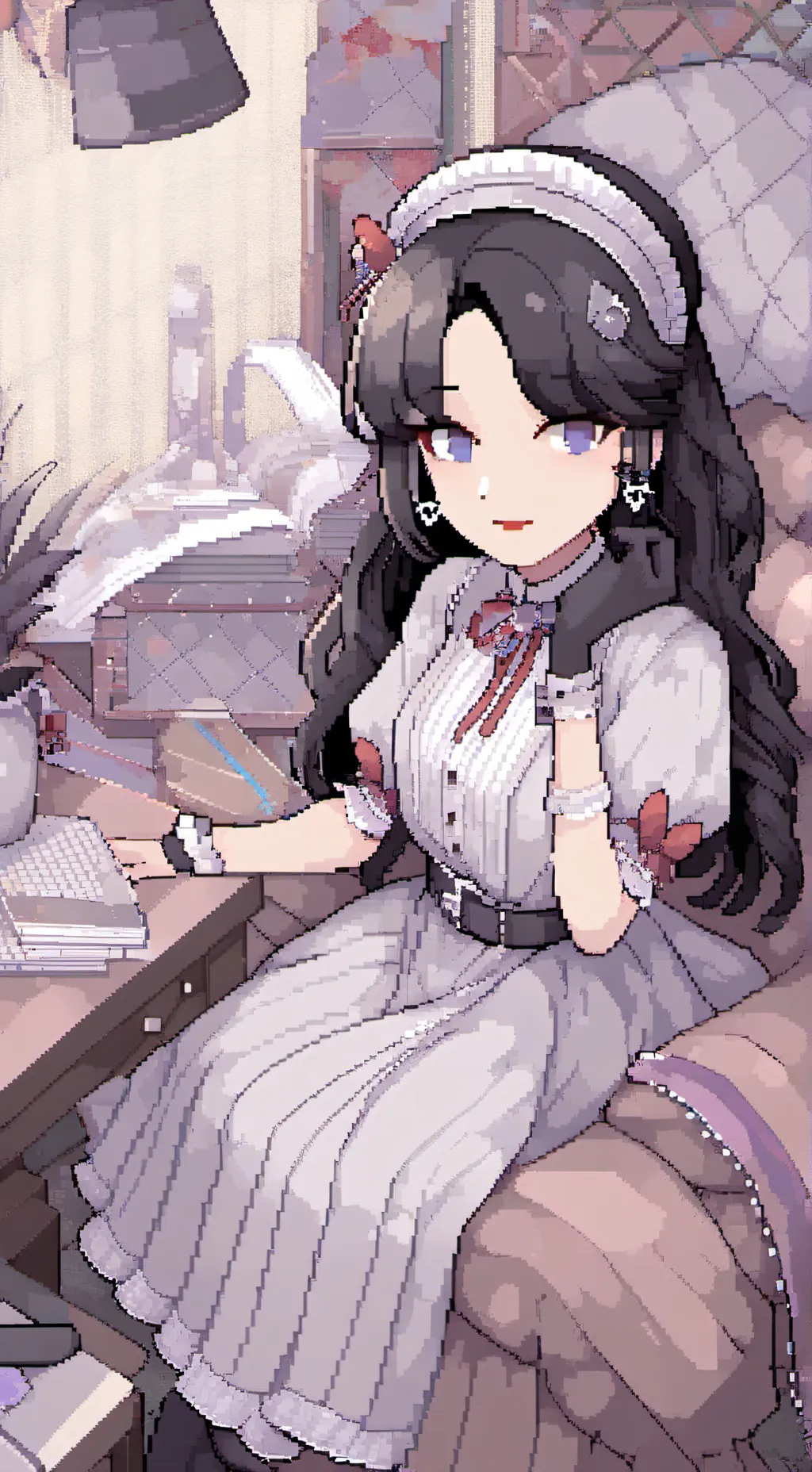 ai character: kasumi/cassidy background