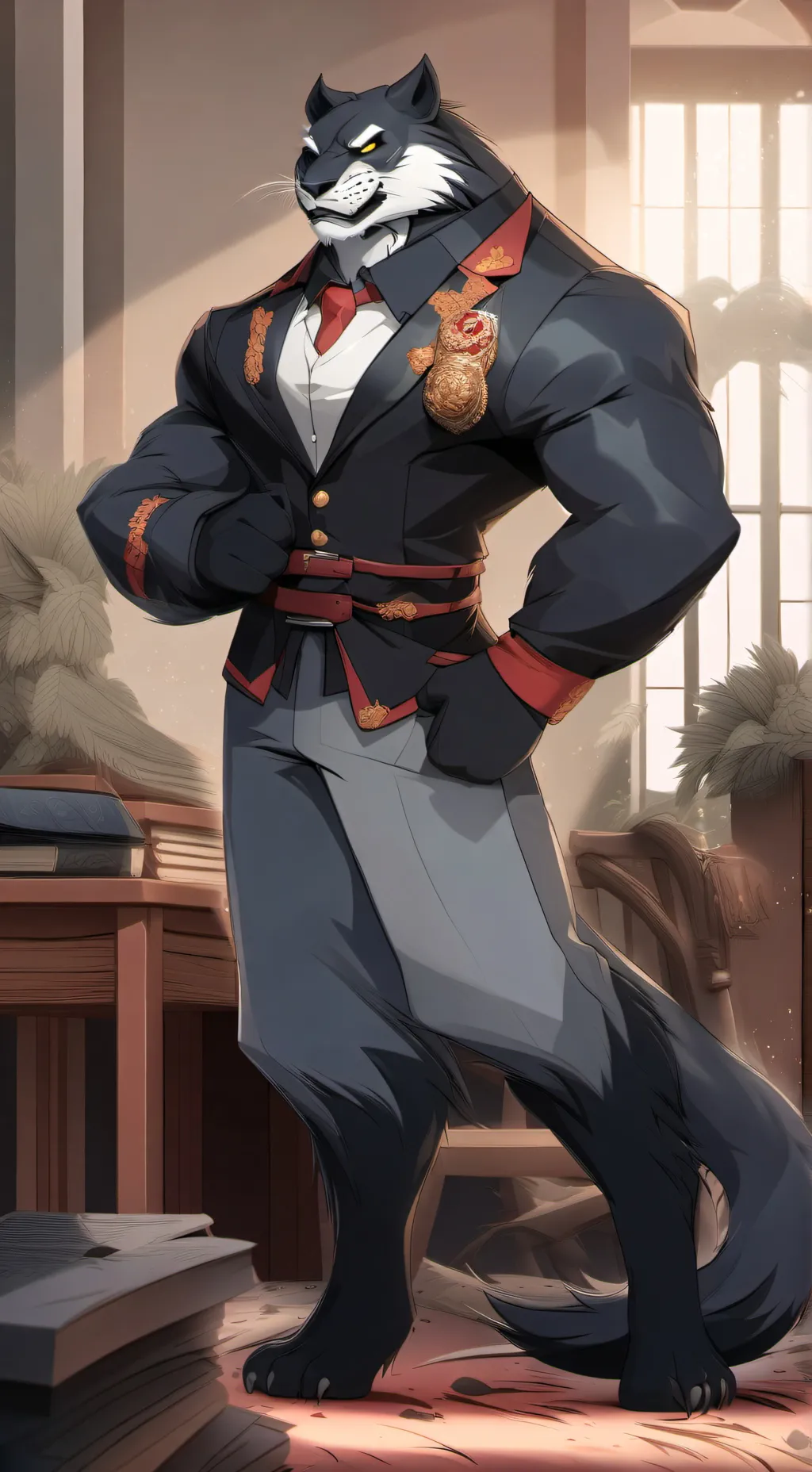 ai character: Leo background